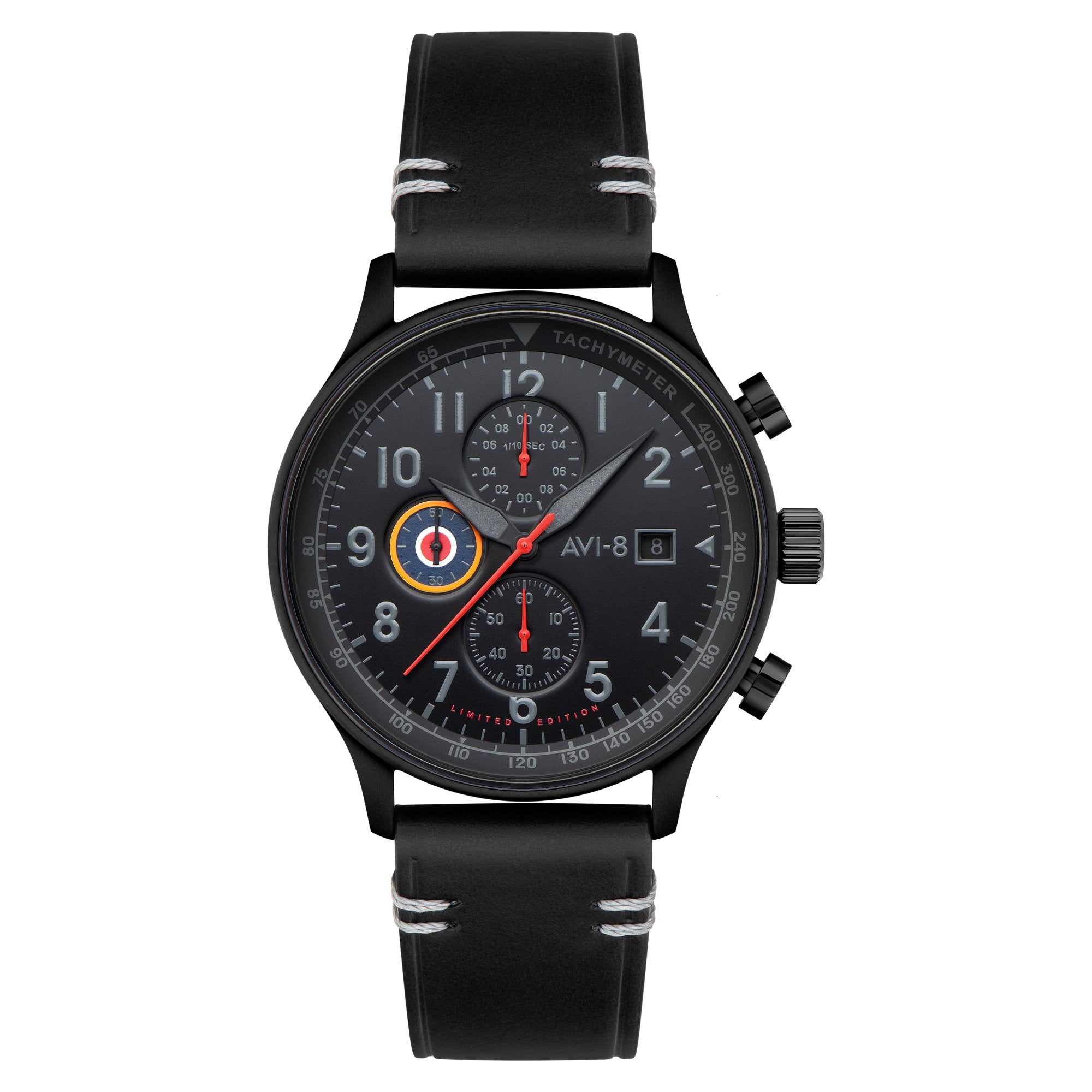 AVI-8 AVI-8 Hawker Hurricane Classic Chronograph Night Reaper Limited Edition Void Black Men's Watch AV-4011-0T