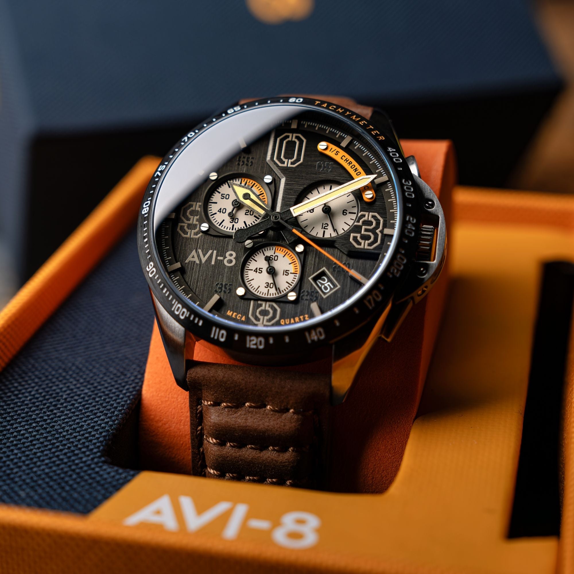 AVI-8 AVI-8 P-51 Mustang Blakeslee Chronograph Lambeth Imperial War Museum Edition Men's Watch AV-4077-07