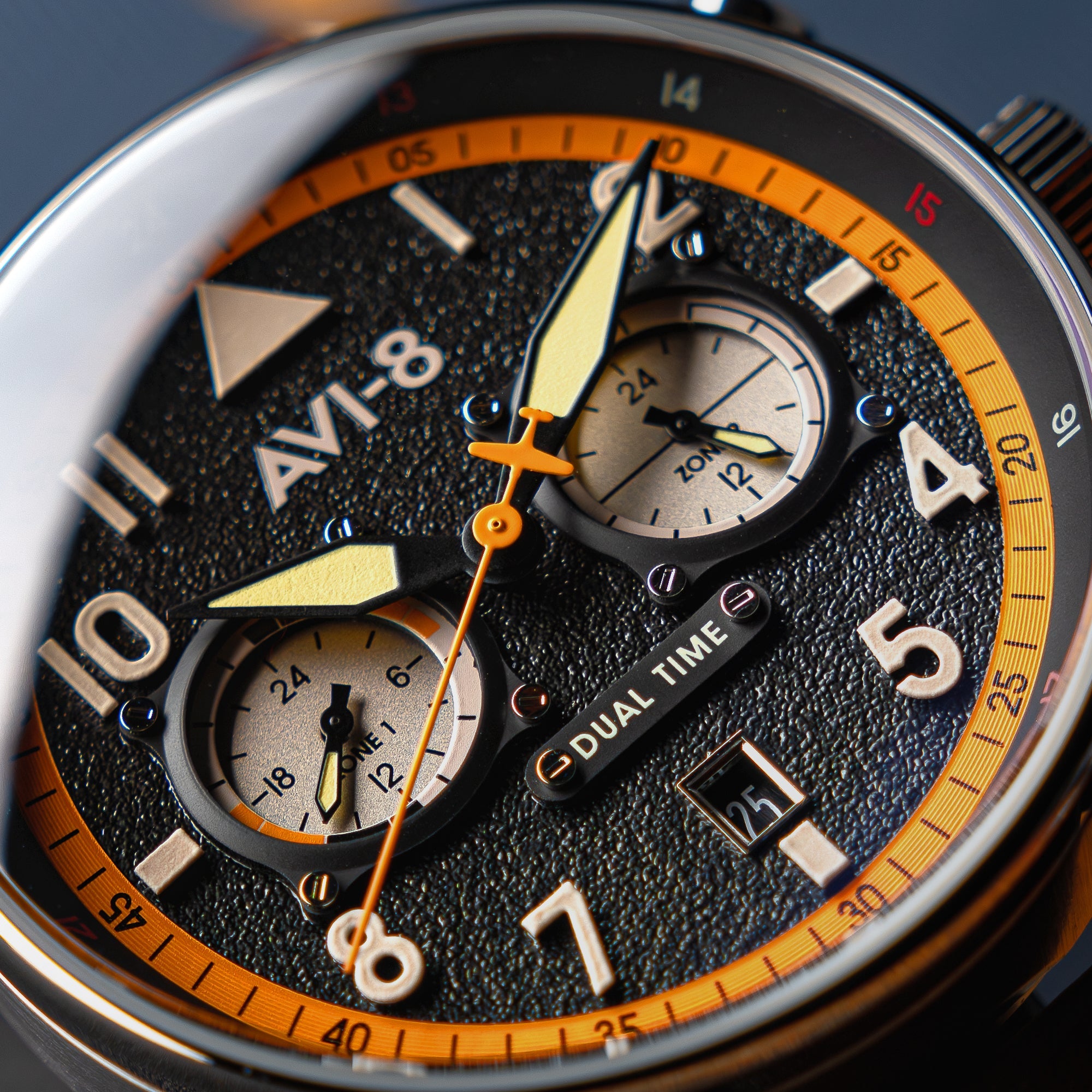 AVI-8 AVI-8 Hawker Hurricane Carey Dual Time Kensington Imperial War Museum Edition Men's Watch AV-4088-07