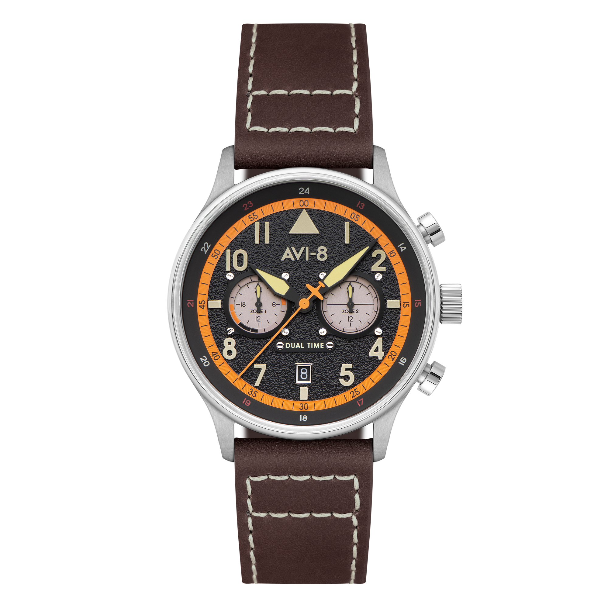 AVI-8 AVI-8 Hawker Hurricane Carey Dual Time Kensington Imperial War Museum Edition Men's Watch AV-4088-07
