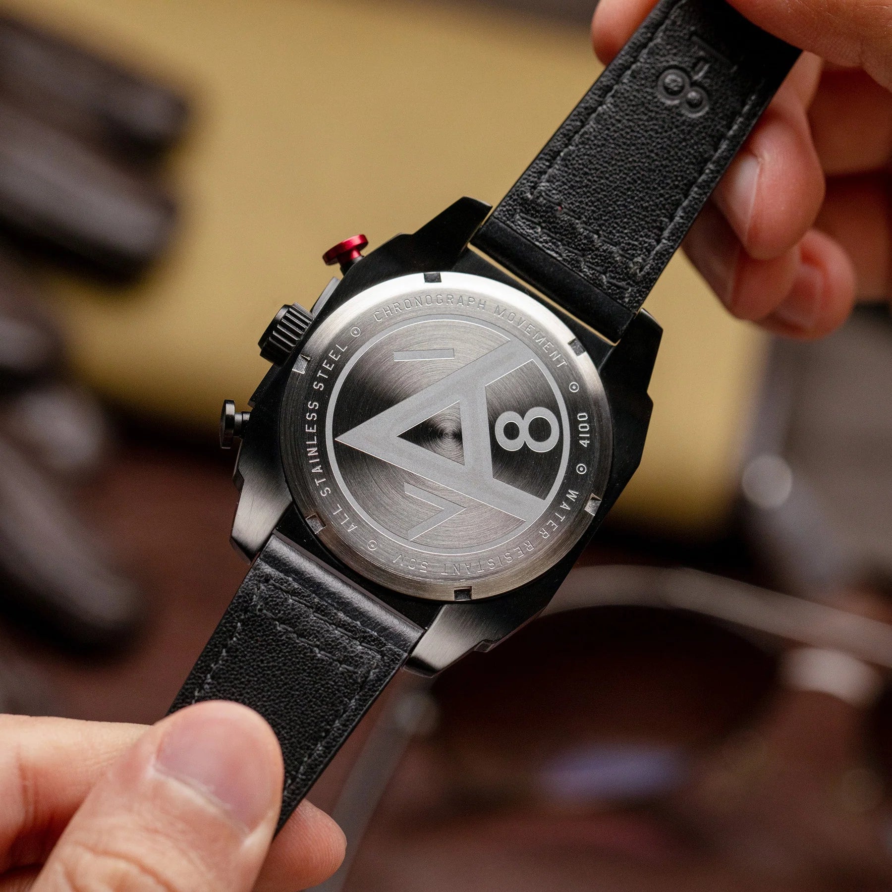 AVI-8 AVI-8 Atlas Dual Time Japanese Chronograph Black Ops Men's Watch AV-4100-04