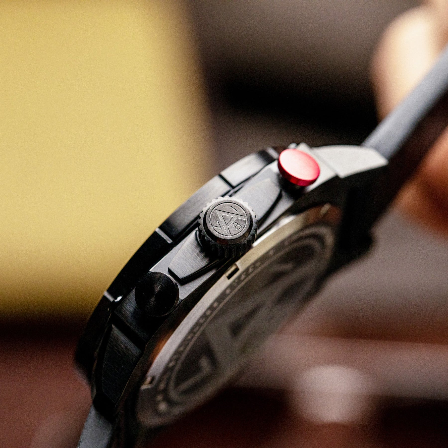 AVI-8 AVI-8 Atlas Dual Time Japanese Chronograph Black Ops Men's Watch AV-4100-04