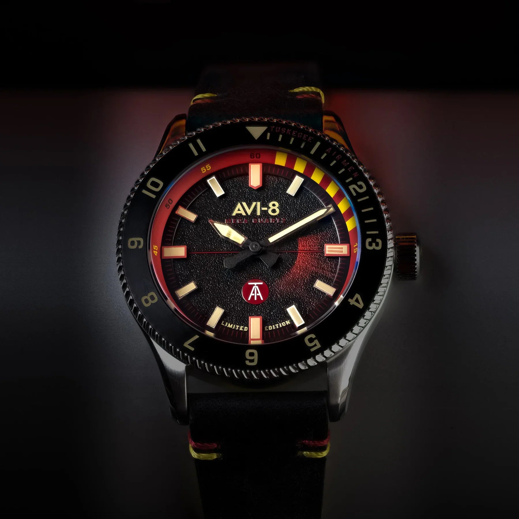 AVI-8 AVI-8 Men's Licata Tuskegee Airmen Meca-Quartz Limited Edition Watch AV-4103-01