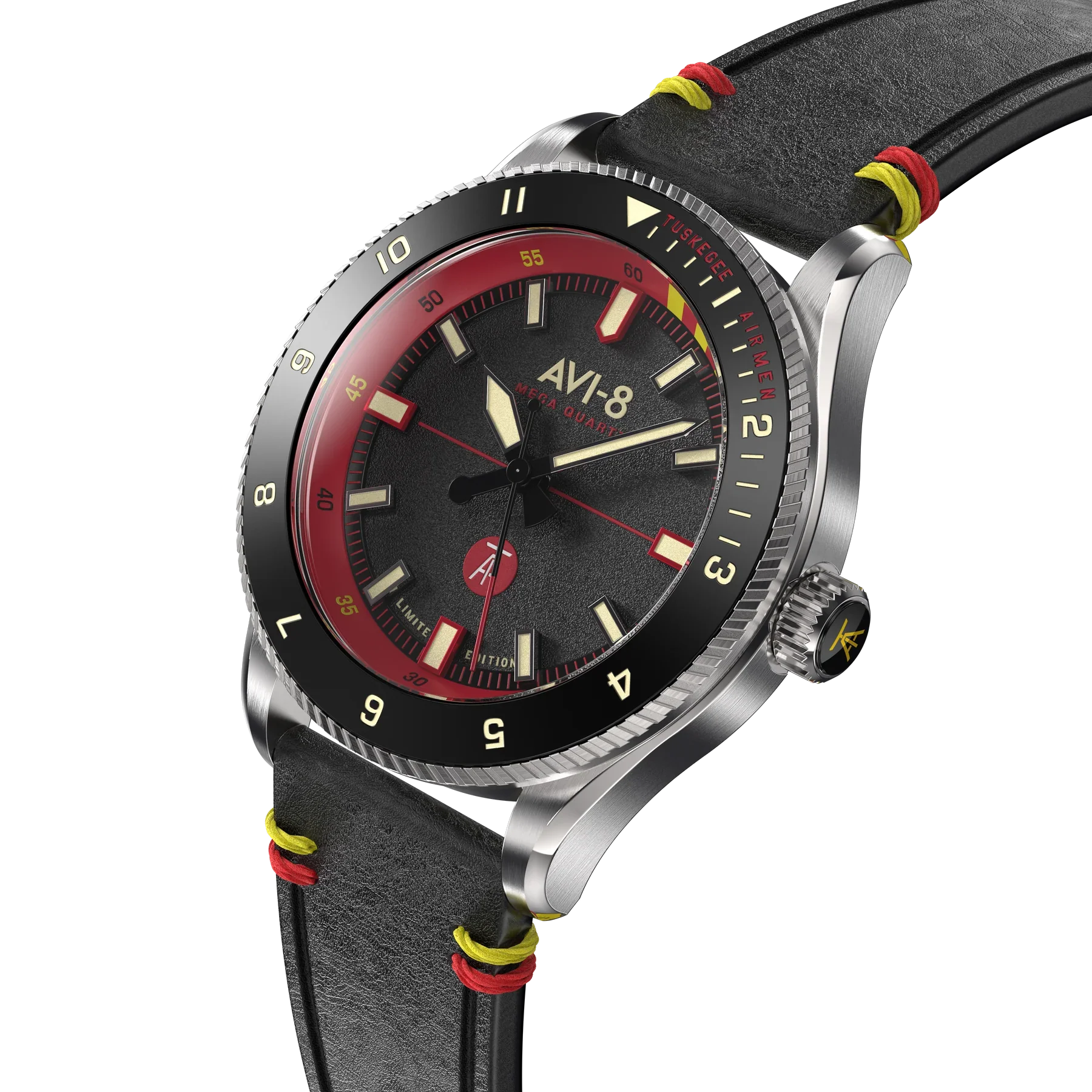 AVI-8 AVI-8 Men's Licata Tuskegee Airmen Meca-Quartz Limited Edition Watch AV-4103-01