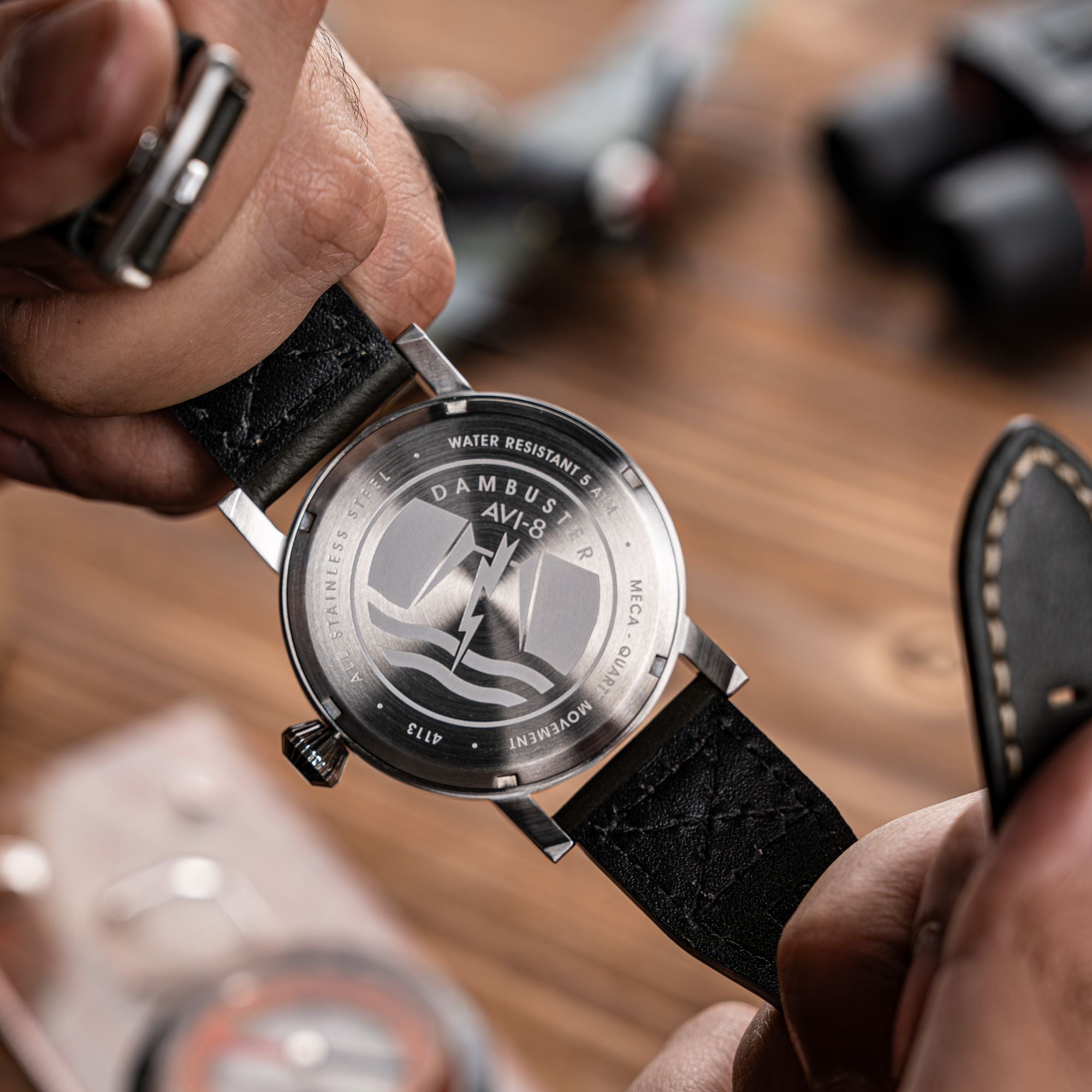 AVI-8 AVI-8 Dambuster Chadwick Meca-Quartz Forest Green Men's Watch AV-4113-02