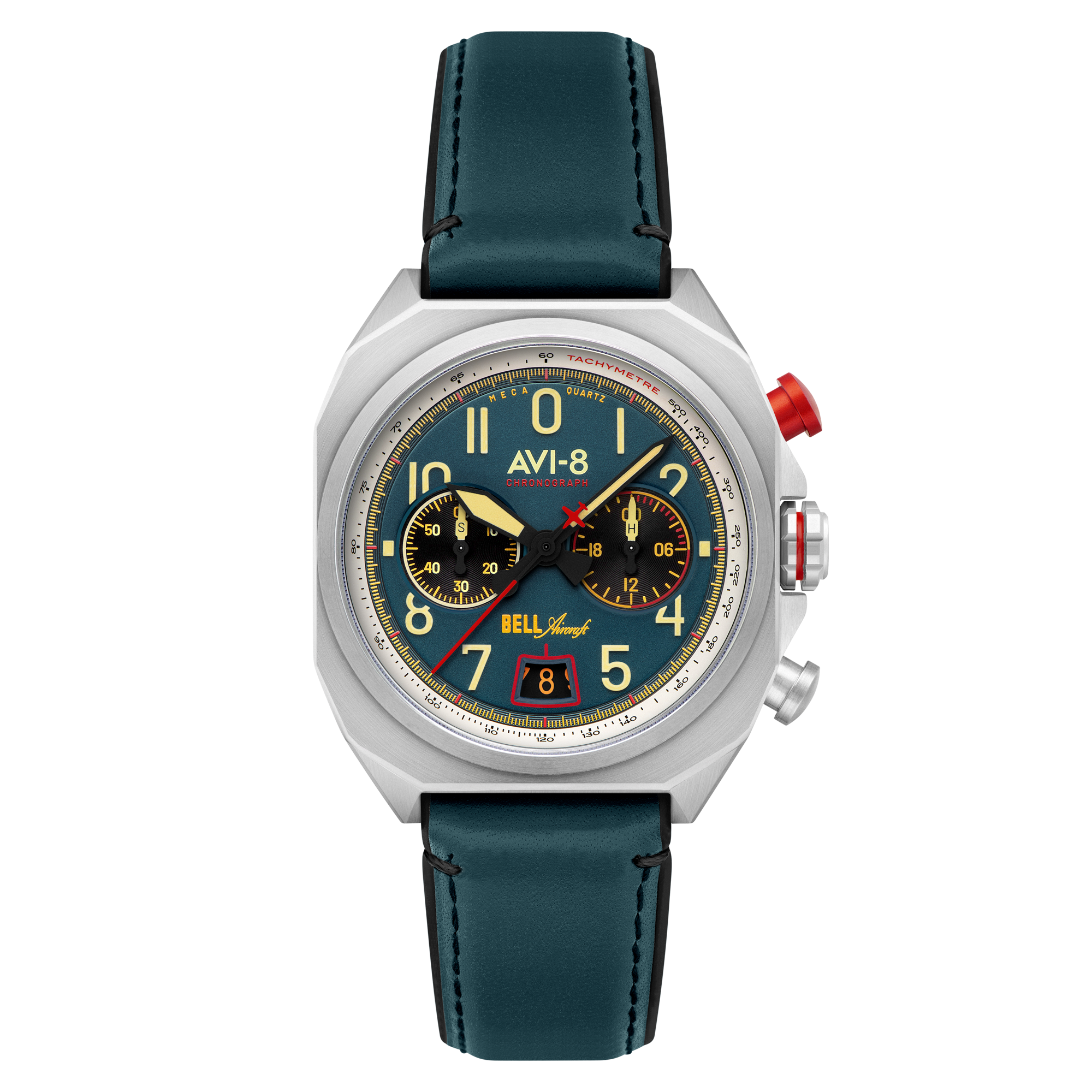 AVI-8 AVI-8 Bell X-1 Machbuster Chronograph Aviation Blue Men's Watch AV-4118-01