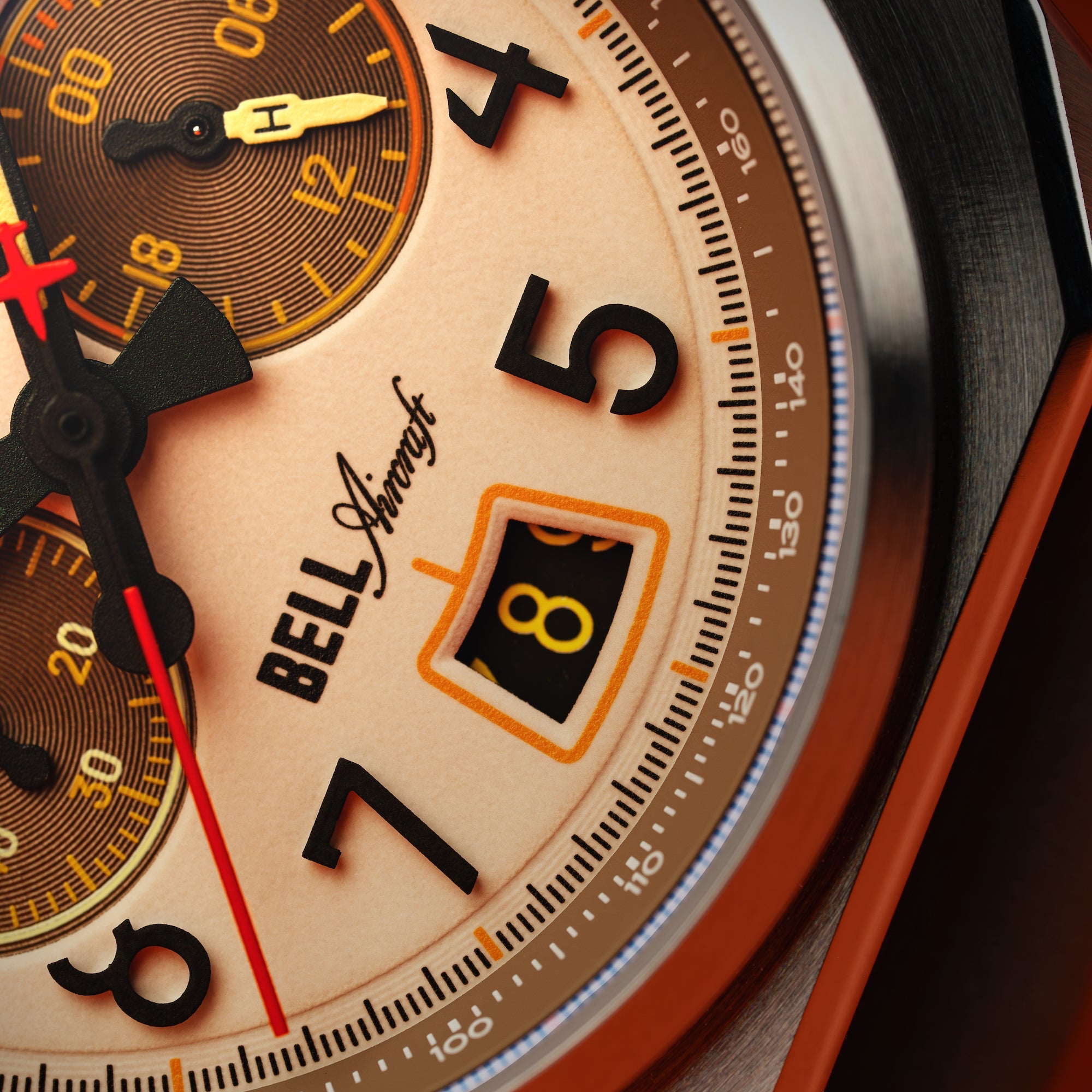 AVI-8 AVI-8 Bell X-1 Machbuster Chronograph Camel Brown Men's Watch AV-4118-03