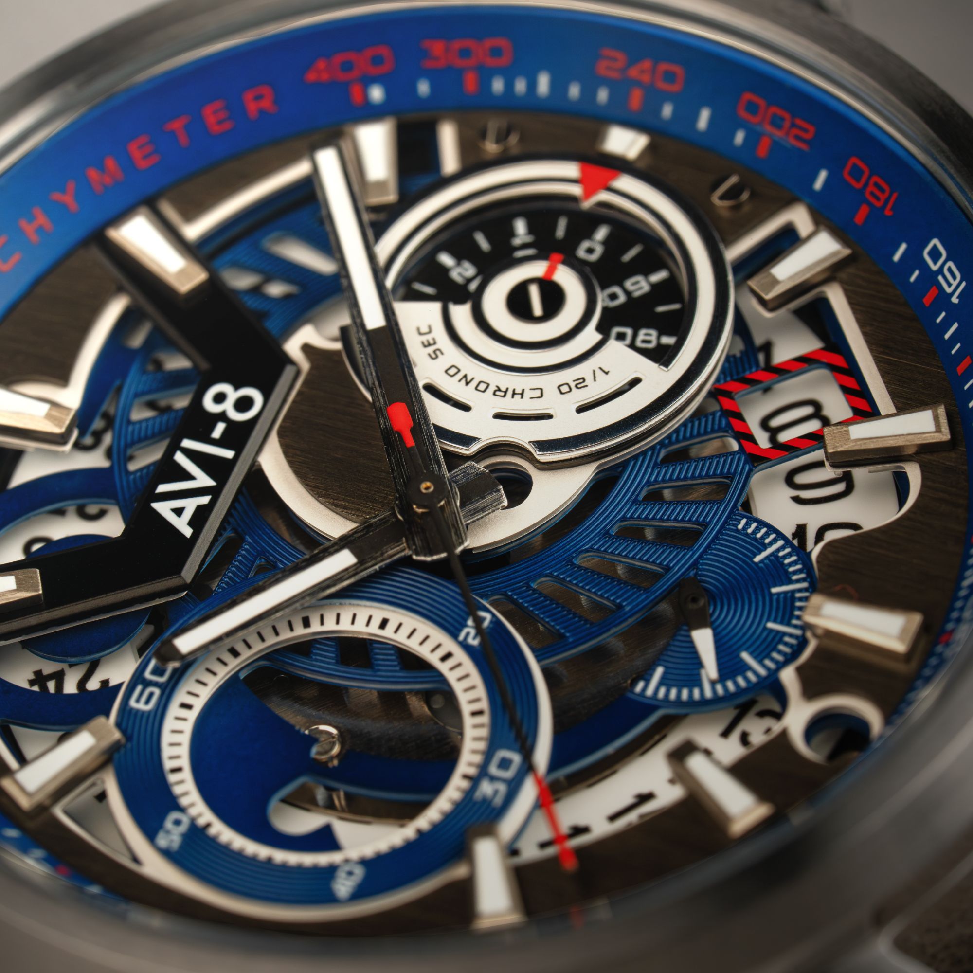 AVI-8 AVI-8 Hawker Harrier Matador (2025 Edition) Chronograph Slate Blue Men's Watch AV-4125-03
