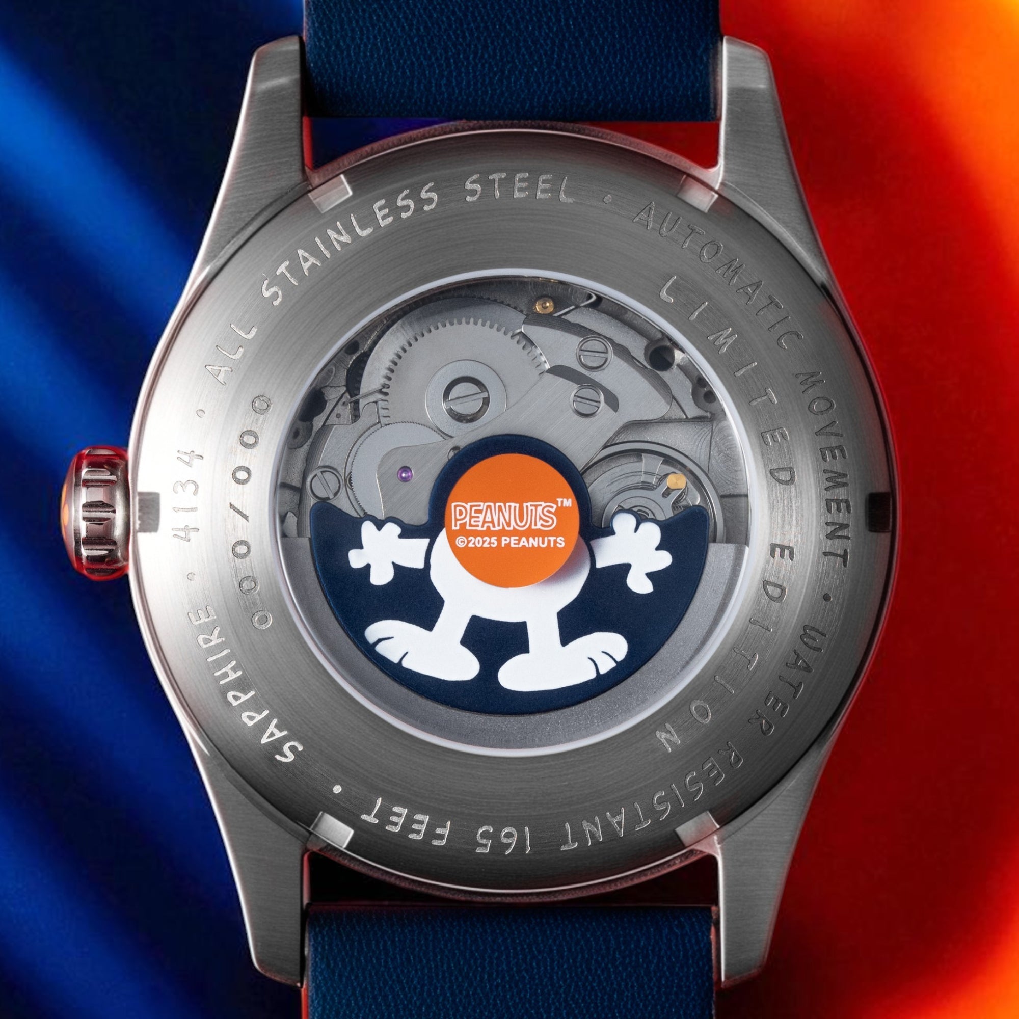 AVI-8 AVI-8 Spitfire Smith Automatic Peanuts Snoopy Flying Ace Limited Edition Beagle Blue Men's Watch AV-4134-01