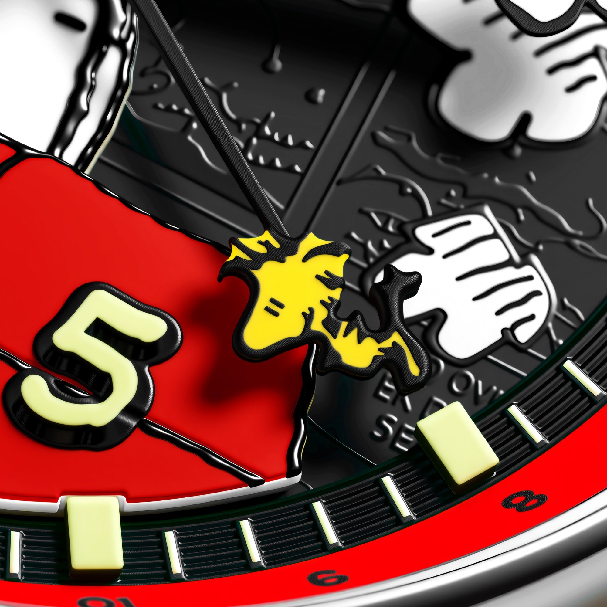 AVI-8 Hawker Hurricane Kent GMT Automatic Peanuts Snoopy Flying Ace Limited Edition Doghouse Red Men's Watch AV-4136-01