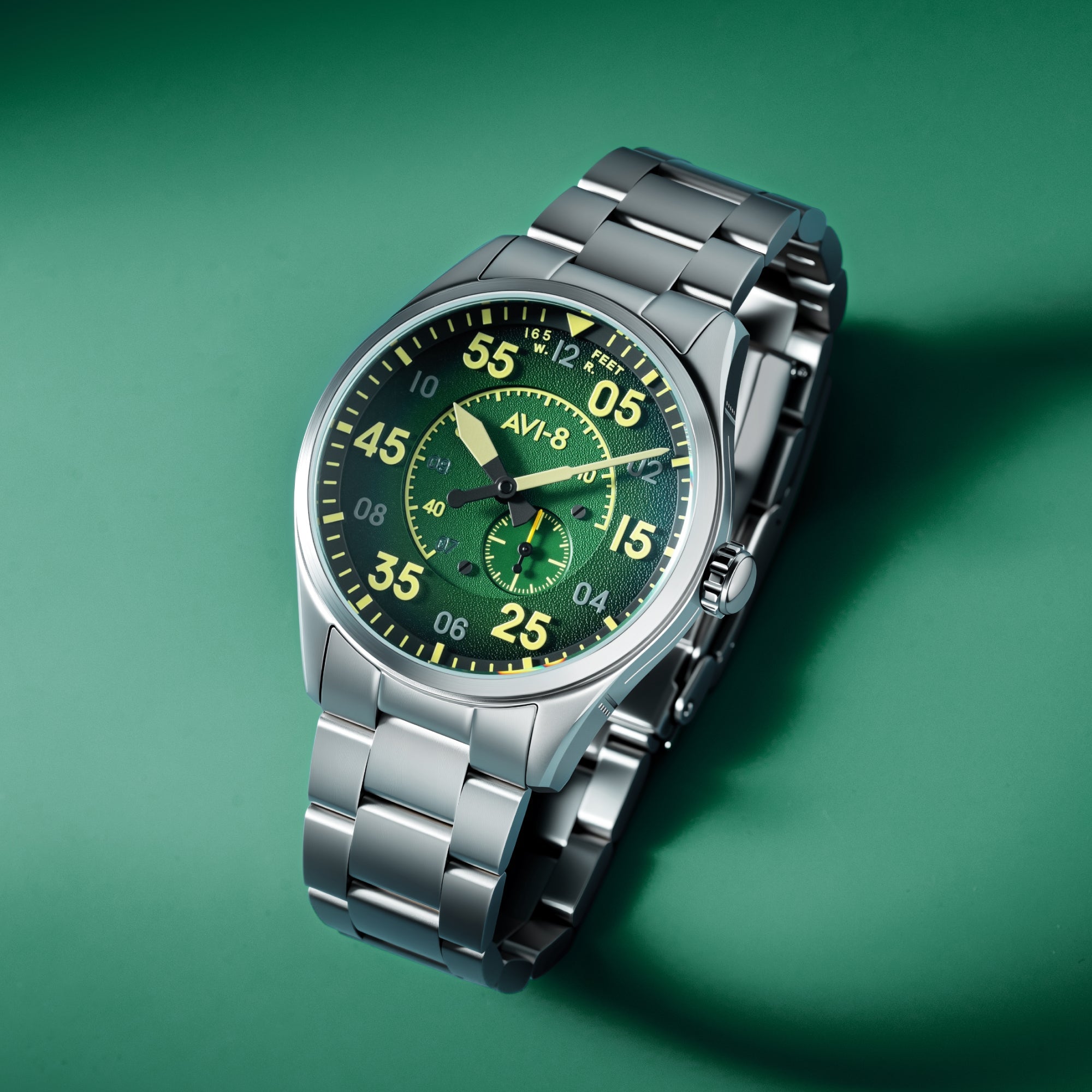 AVI-8 AVI-8 Spitfire Type 300 Automatic Tarmac Tracker Men's Watch AV-4147-22