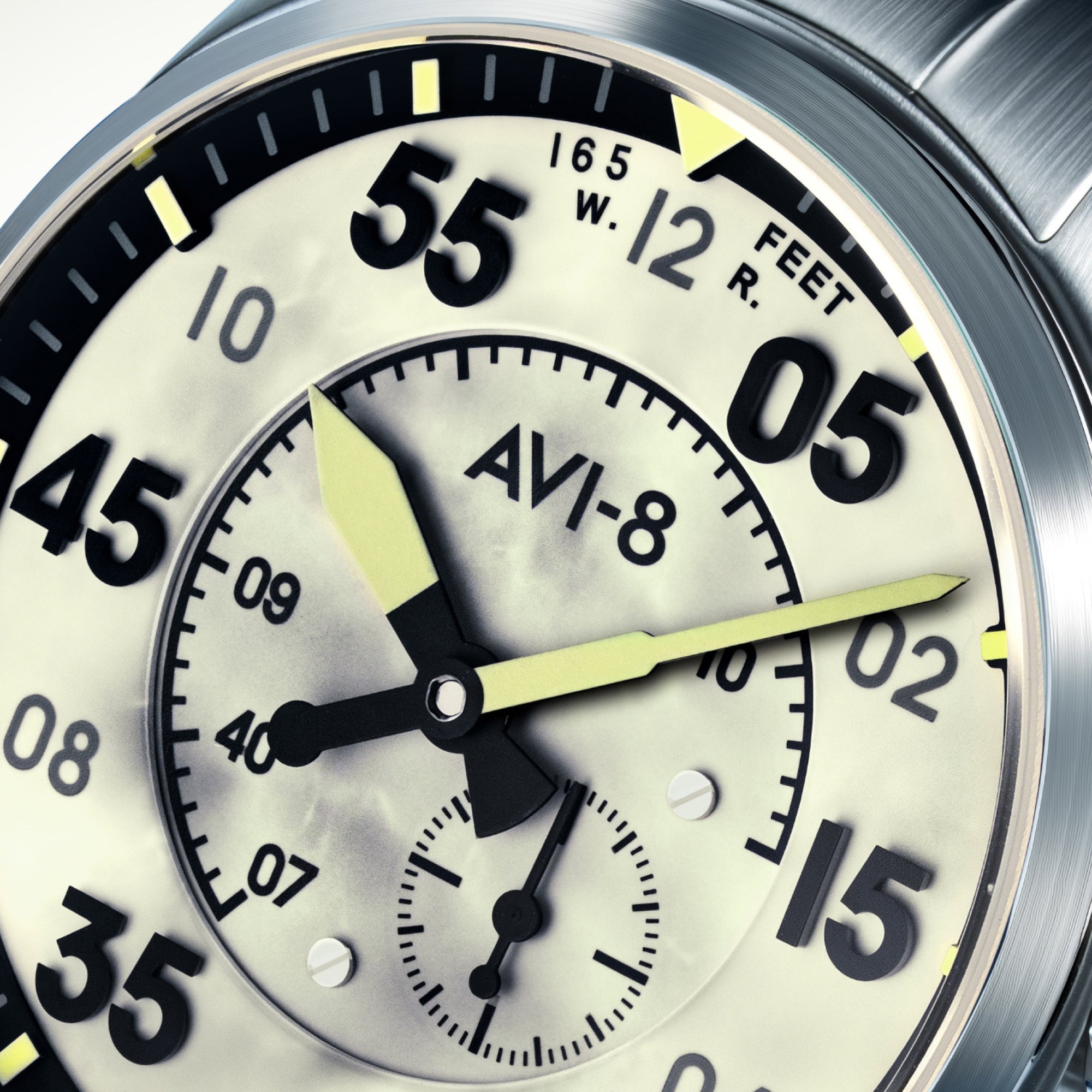 AVI-8 AVI-8 Spitfire Type 300 Automatic Pilot Panel Men's Watch AV-4147-33