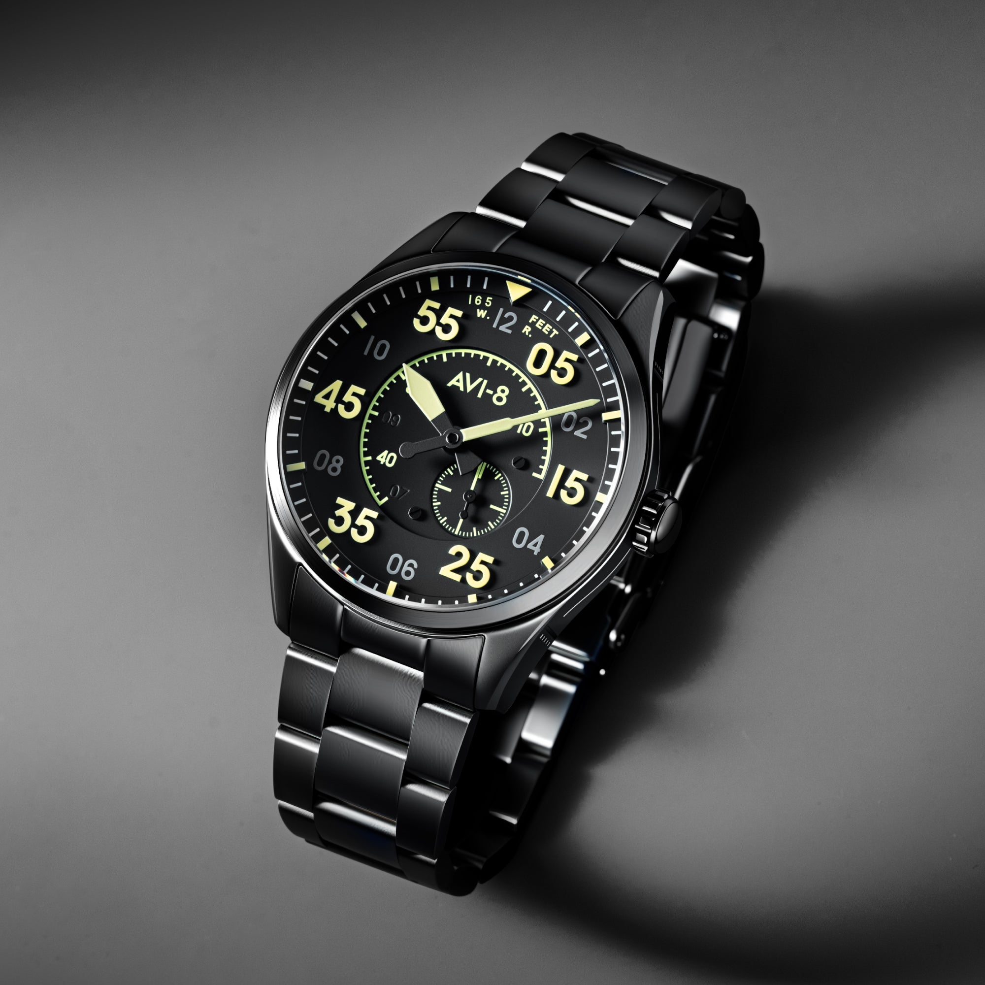 AVI-8 AVI-8 Spitfire Type 300 Automatic Eclipse Display Men's Watch AV-4147-44