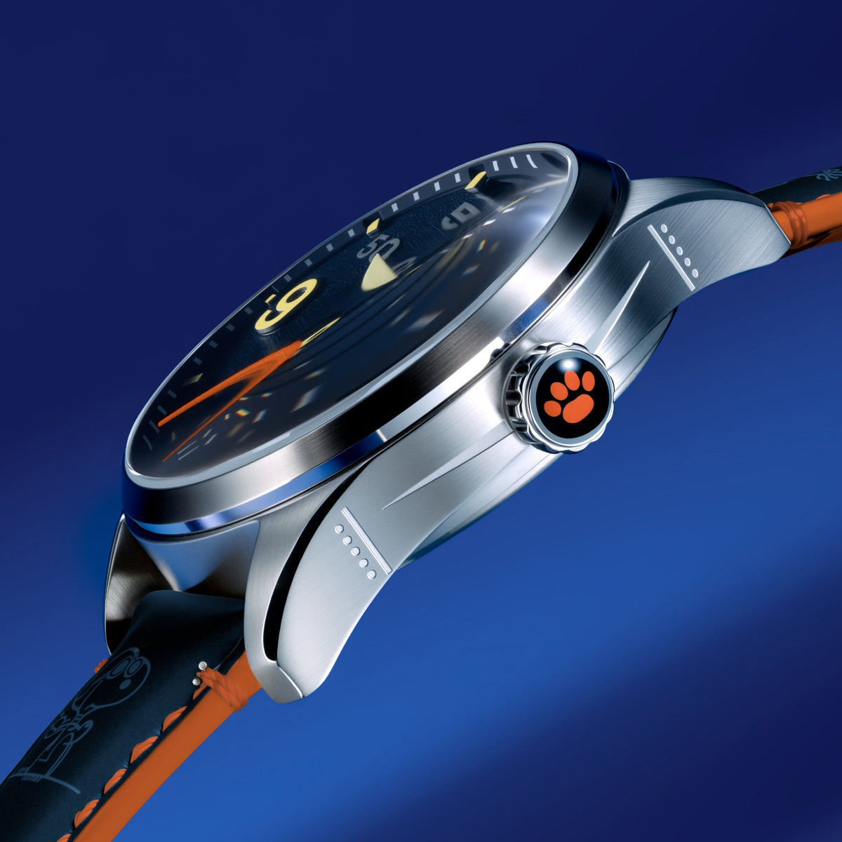 AVI-8 AVI-8 Smith Automatic Snoopy Peanuts Flying Ace Pilot Error Limited Edition Blue Blunder Men's Watch AV-4152-02