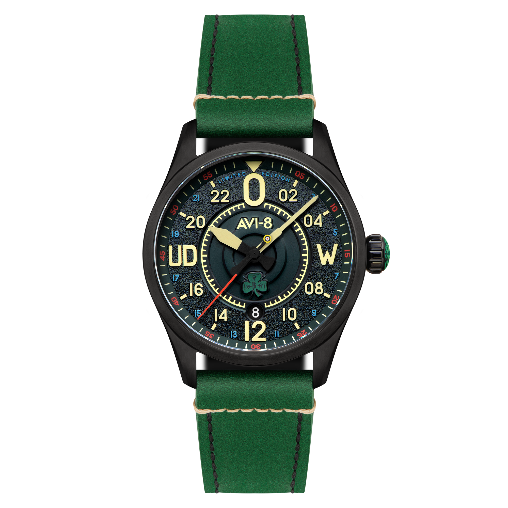 AVI-8 AVI-8 Spitfire Smith 24 Hour Automatic Paddy Limited Edition Paddy Green Men's Watch AV-4154-01