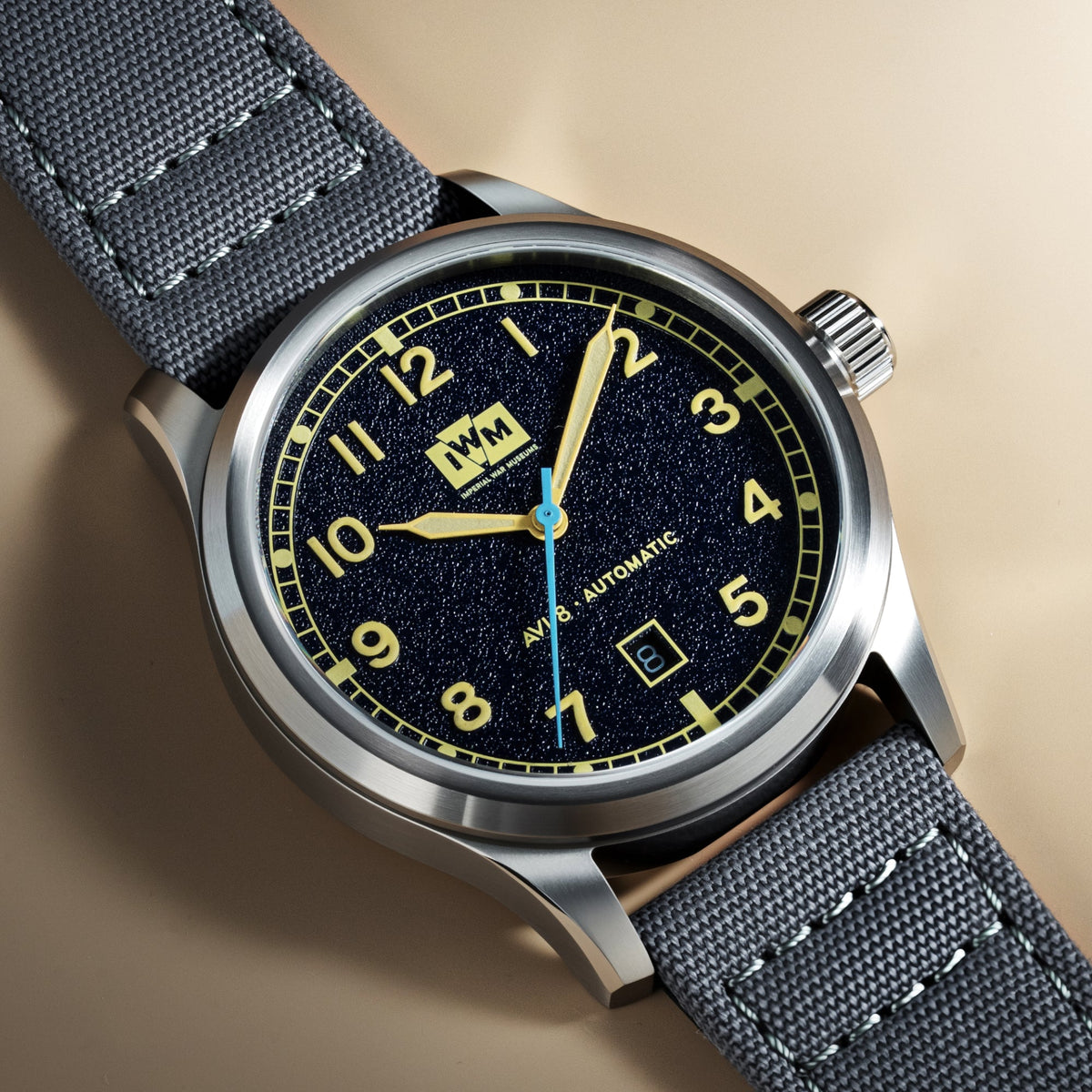 AVI-8 AVI-8 Flyboy Engineer Automatic Imperial War Museums Fieldmaster Edition Wingman Blue Men's Watch AV-4161-02