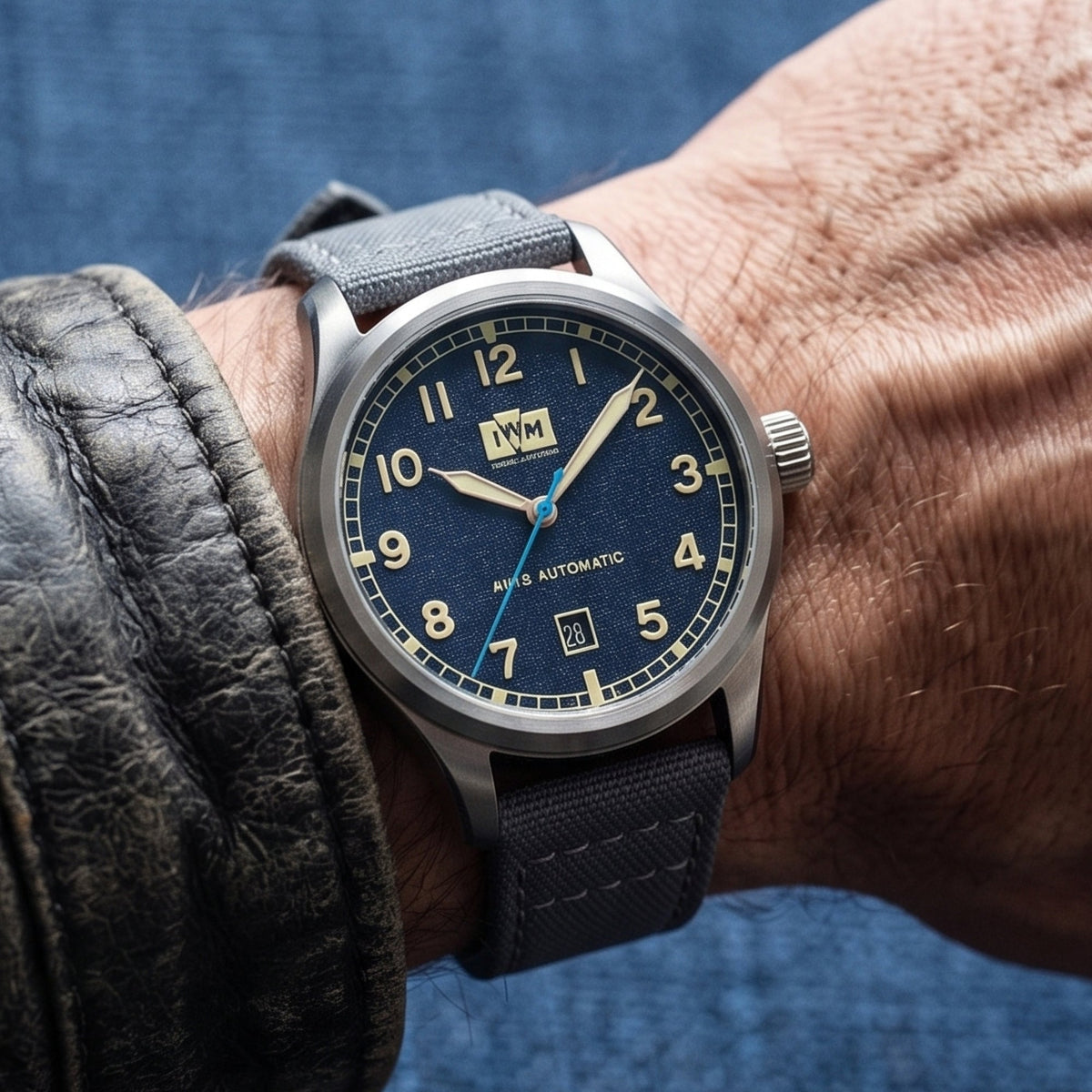 AVI-8 AVI-8 Flyboy Engineer Automatic Imperial War Museums Fieldmaster Edition Wingman Blue Men's Watch AV-4161-02