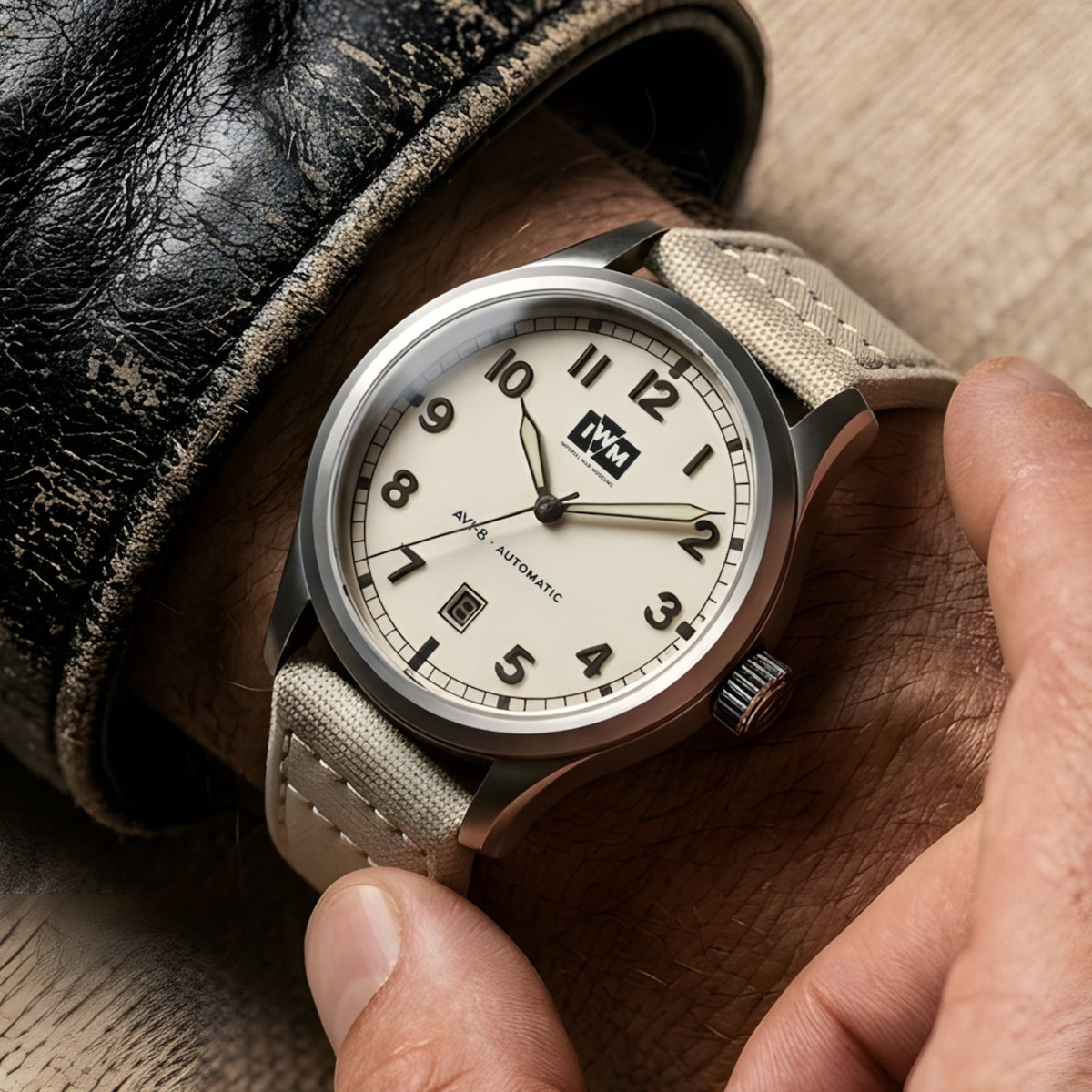 AVI-8 AVI-8 Flyboy Engineer Automatic Imperial War Museums Fieldmaster Edition Service Steel Men's Watch AV-4161-03