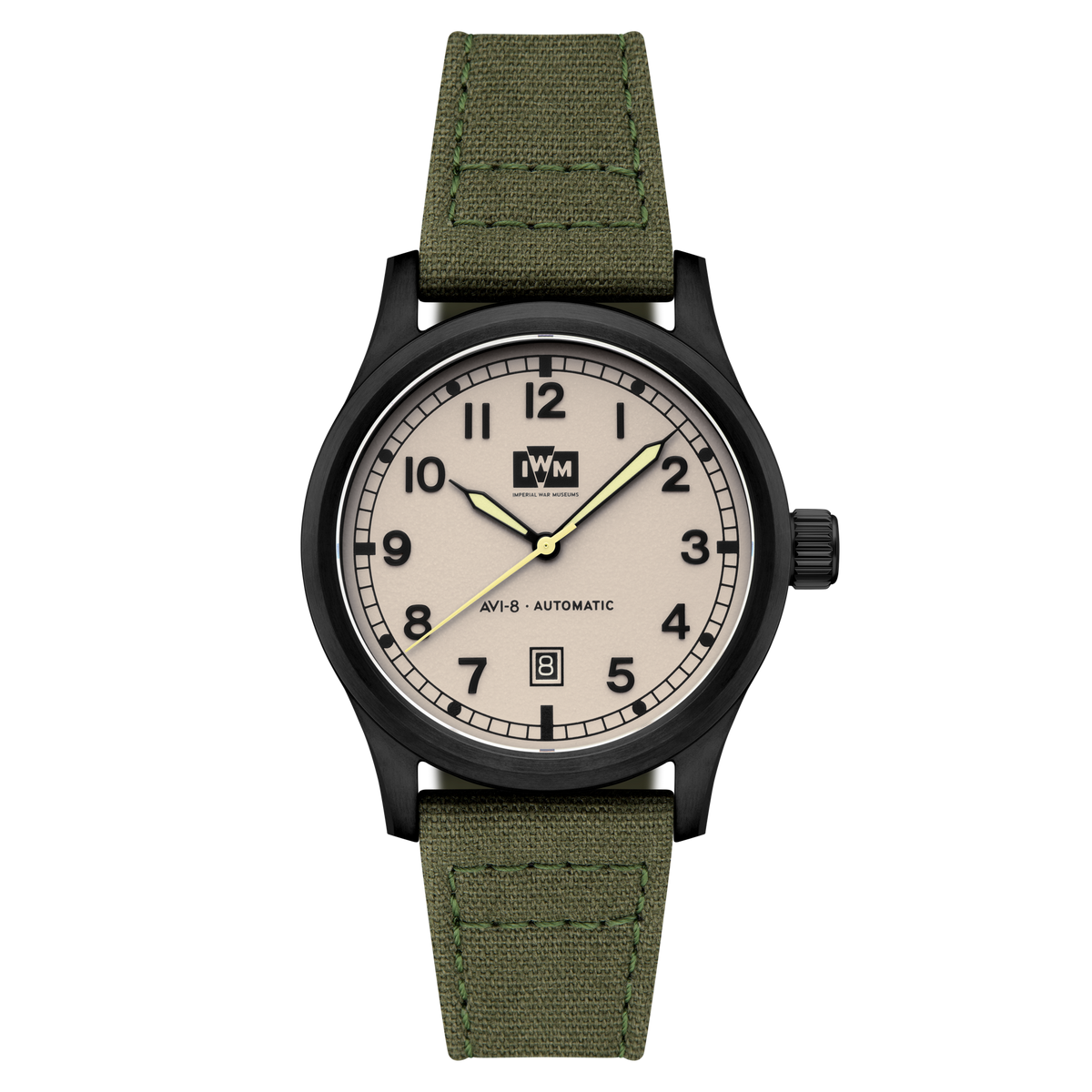AVI-8 AVI-8 Flyboy Engineer Automatic Imperial War Museums Fieldmaster Edition Field Khaki Men's Watch AV-4161-04