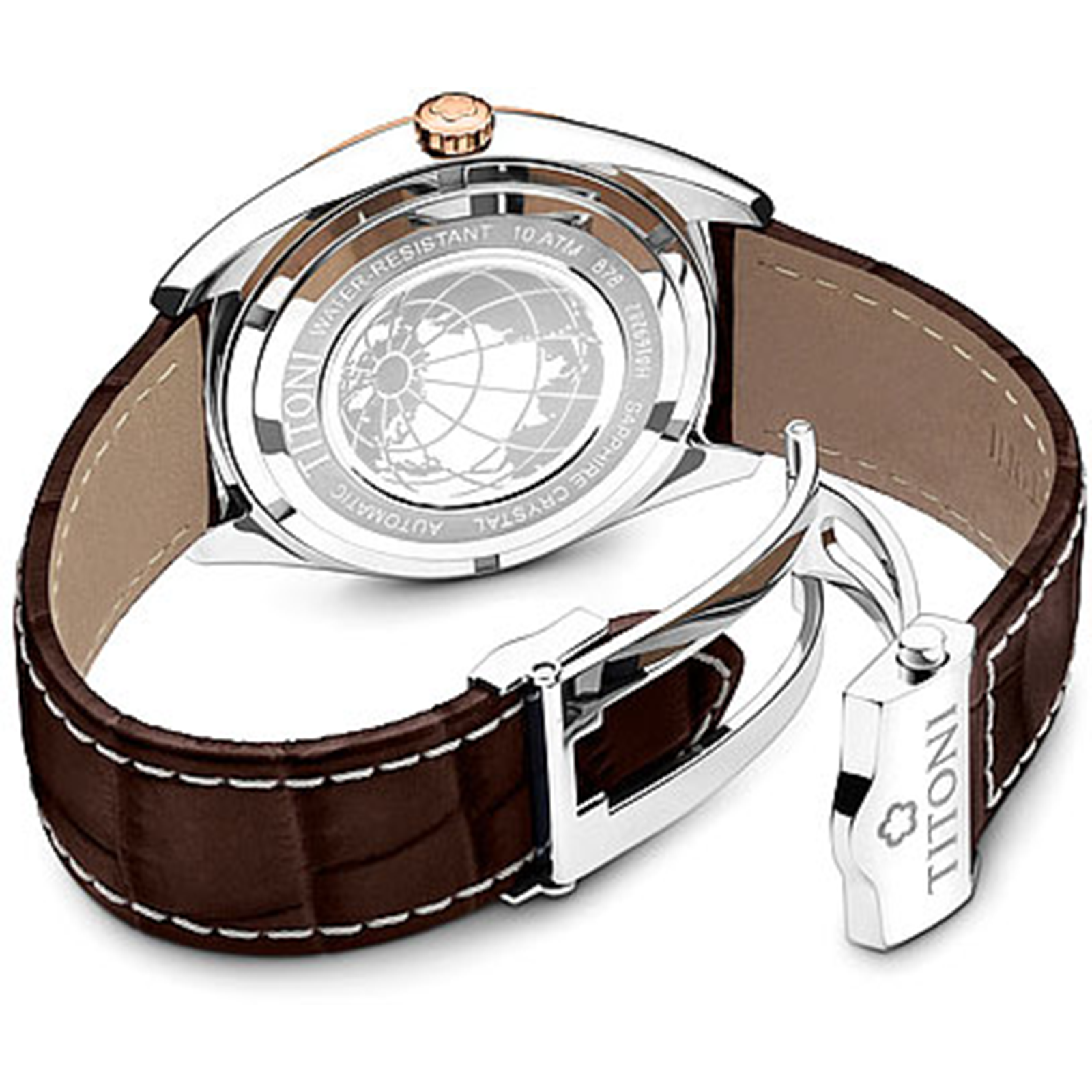 TITONI Titoni Cosmo Swiss Automatic Watch 878 Srg-st-606