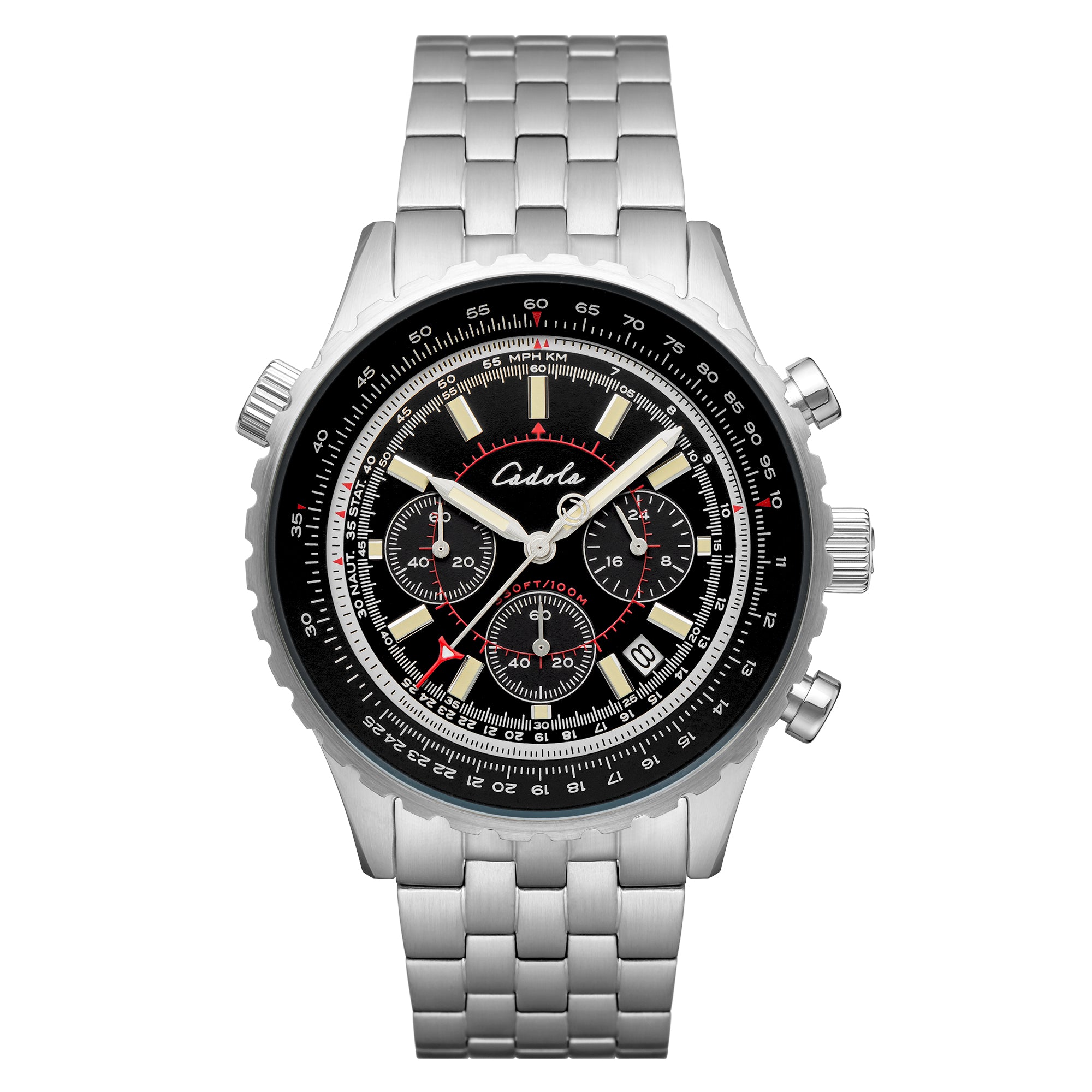 CADOLA Cadola Volaron Japanese Quartz Multi-function Men's Noire Watch CD-1009-11