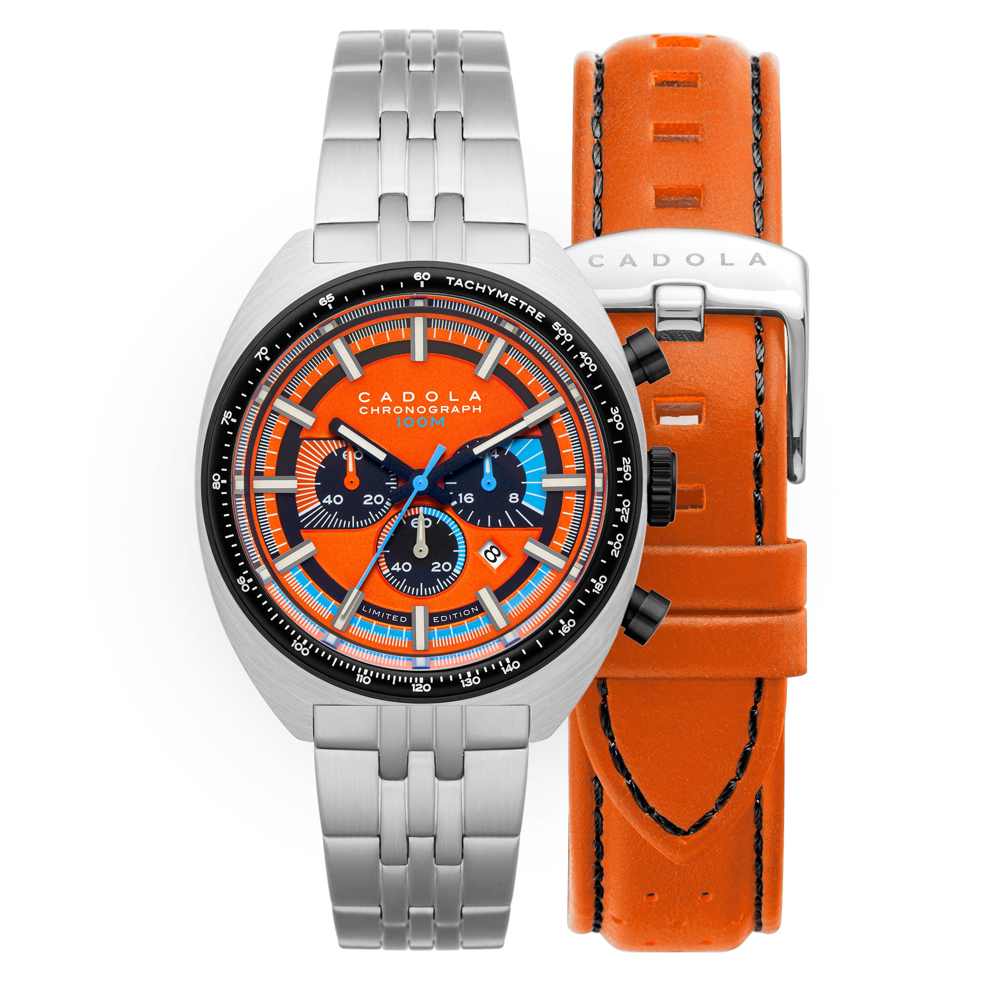 CADOLA Cadola 1977 Chronograph Limited Edition Men's Japanese Quartz Mandarin Watch CD-1023-77
