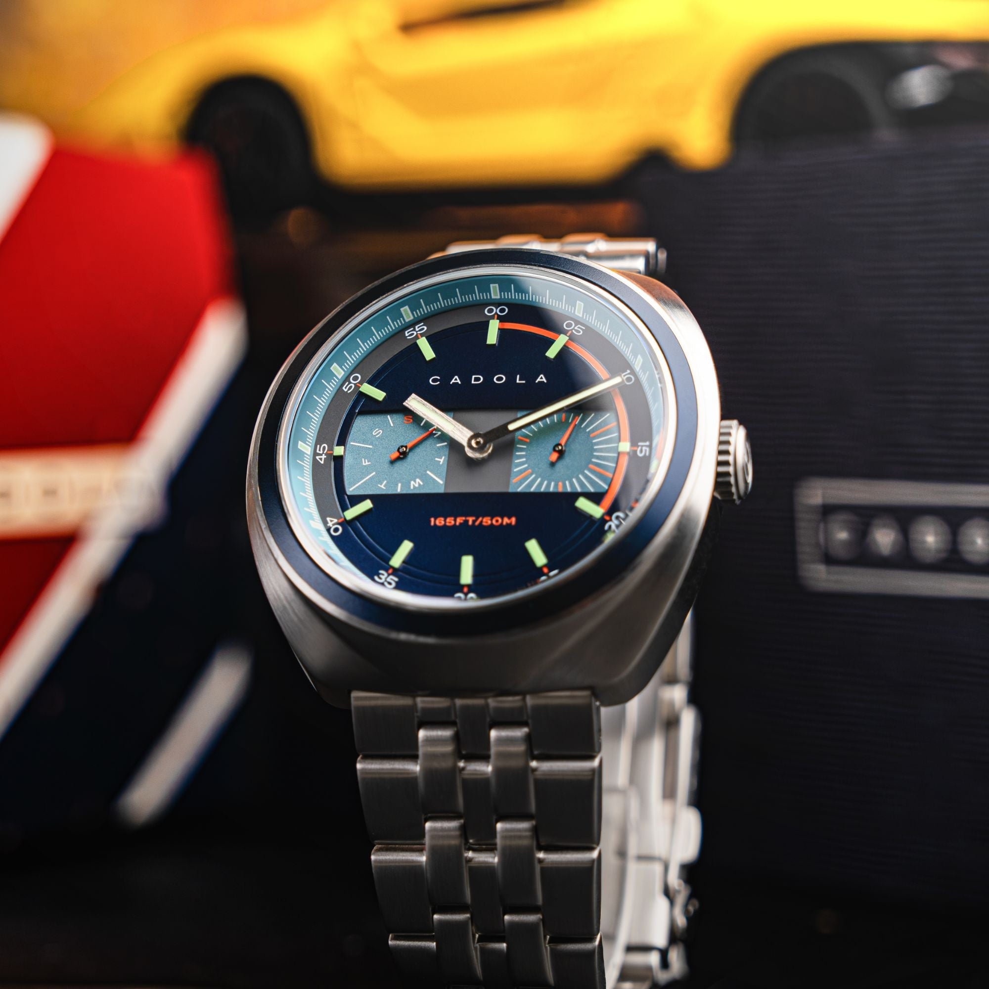 CADOLA Cadola Giulia Calendar Spectrum Blue Men's Quartz Watch CD-1043-11