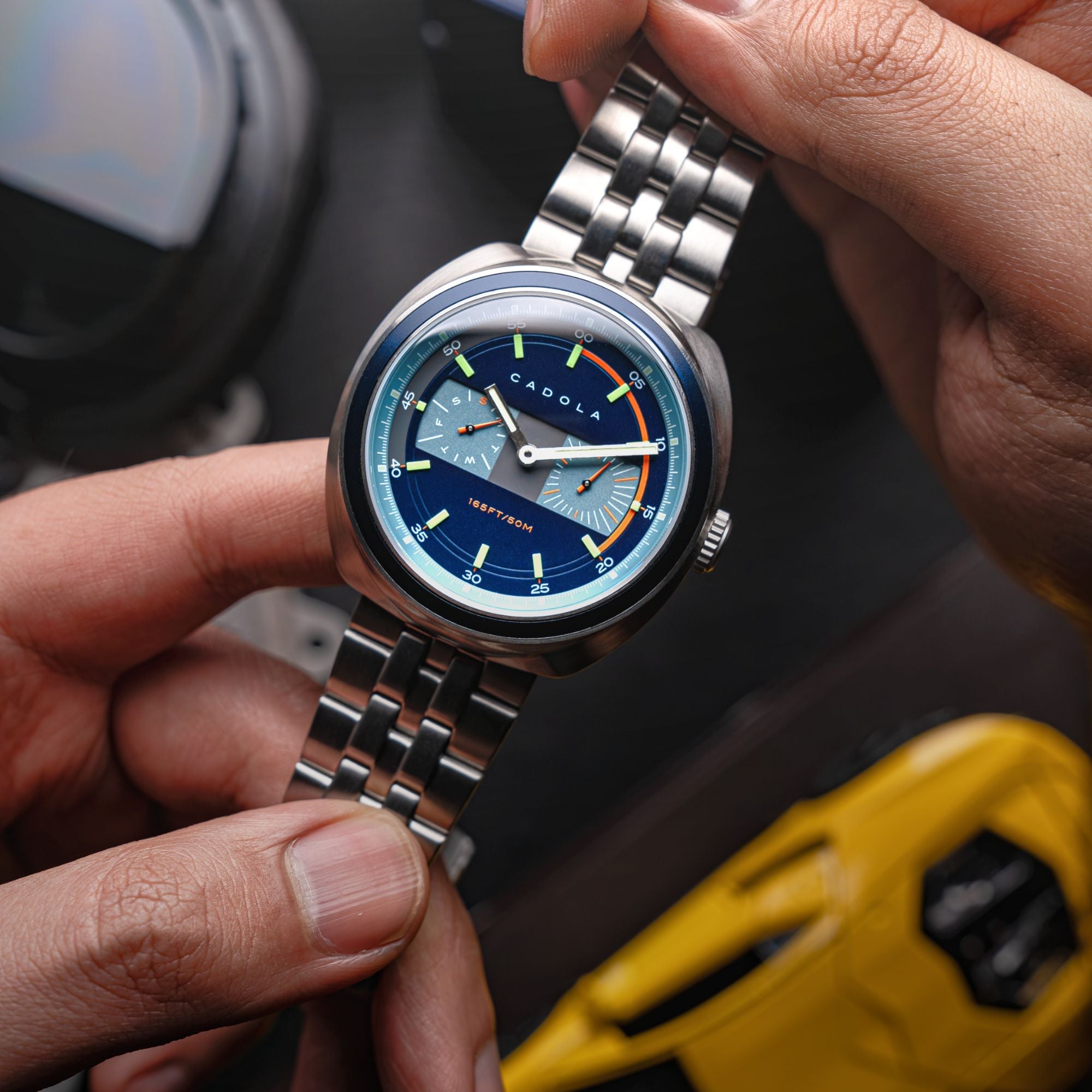 CADOLA Cadola Giulia Calendar Spectrum Blue Men's Quartz Watch CD-1043-11