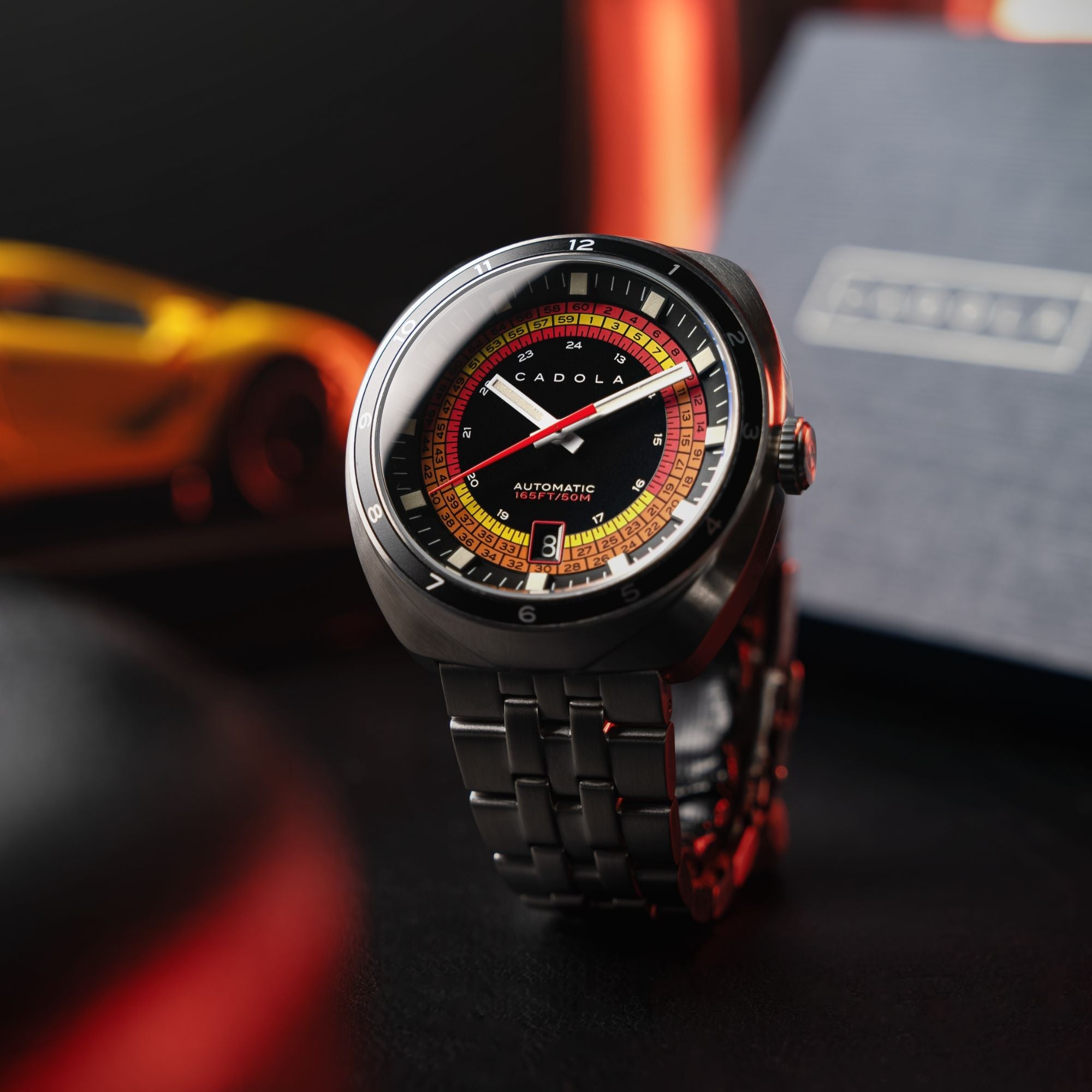CADOLA Cadola Giulia Suprema Automatic Glossy Black Watch CD-1044-11