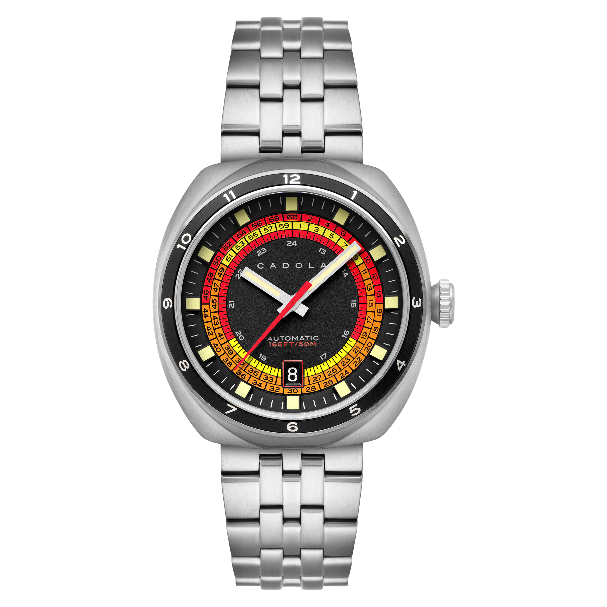 CADOLA Cadola Giulia Suprema Automatic Glossy Black Watch CD-1044-11