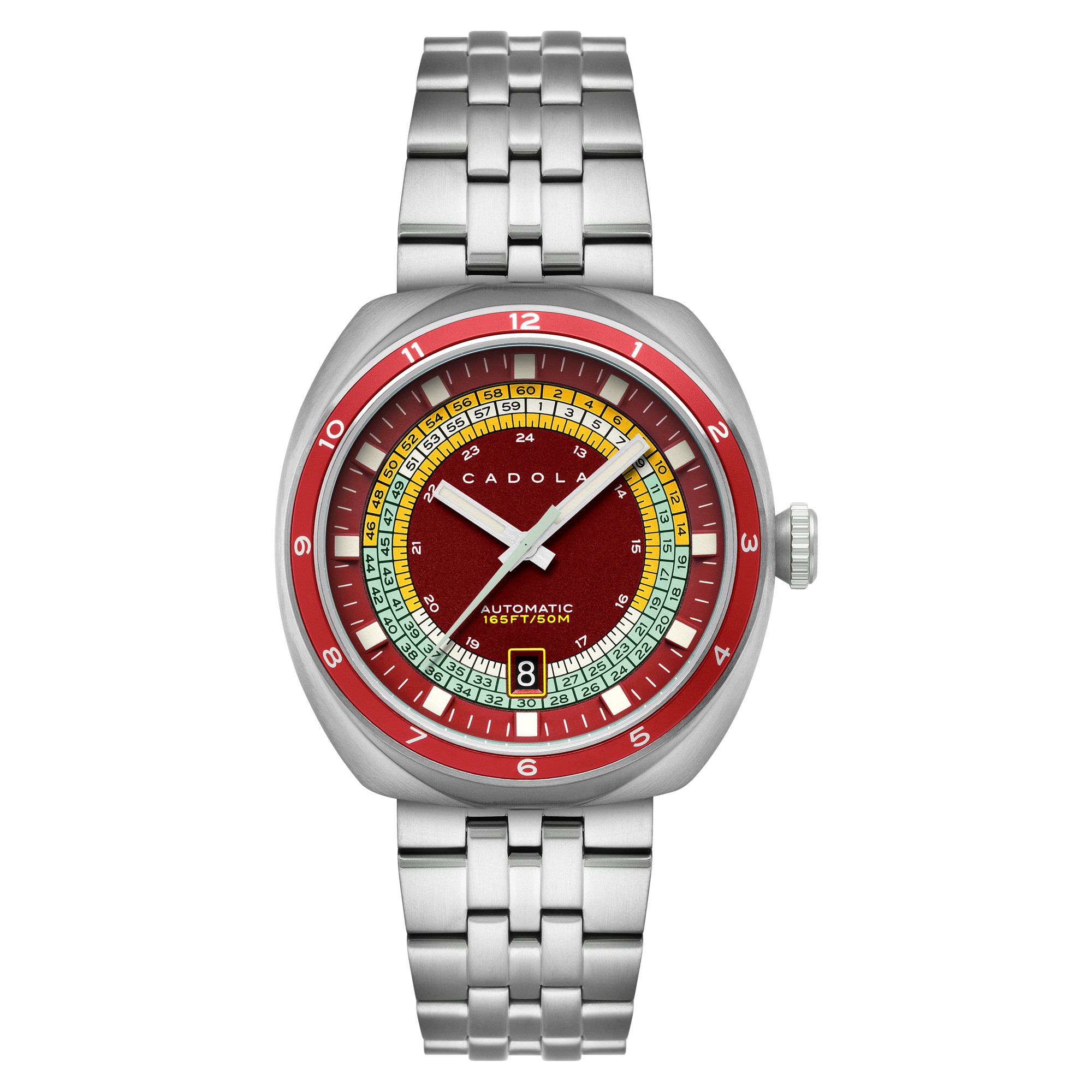 CADOLA Cadola Giulia Suprema Automatic Metallic Red Watch CD-1044-44