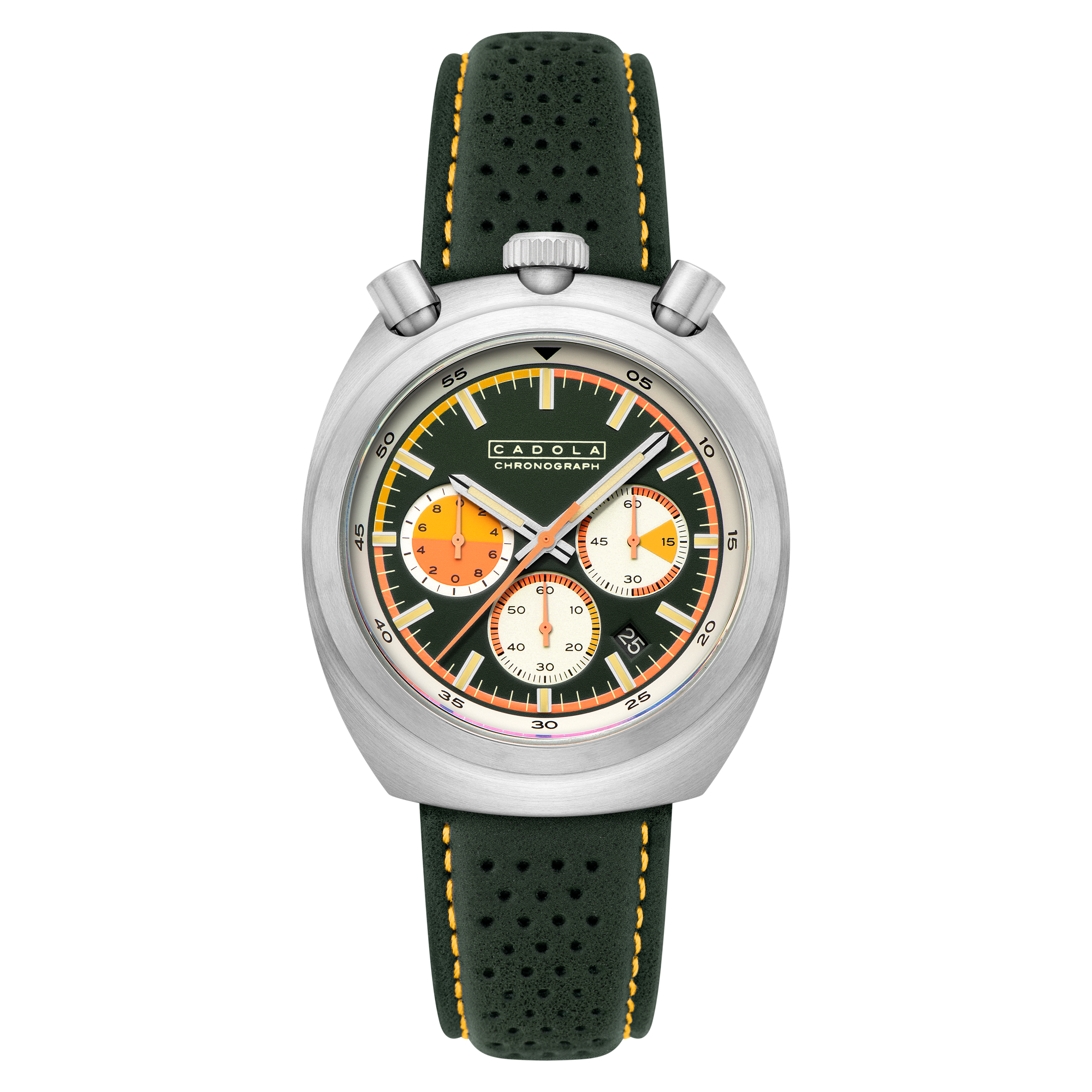 CADOLA Cadola Testa Di Toro Chronograph Speedster Green Men's Watch CD-1058-03