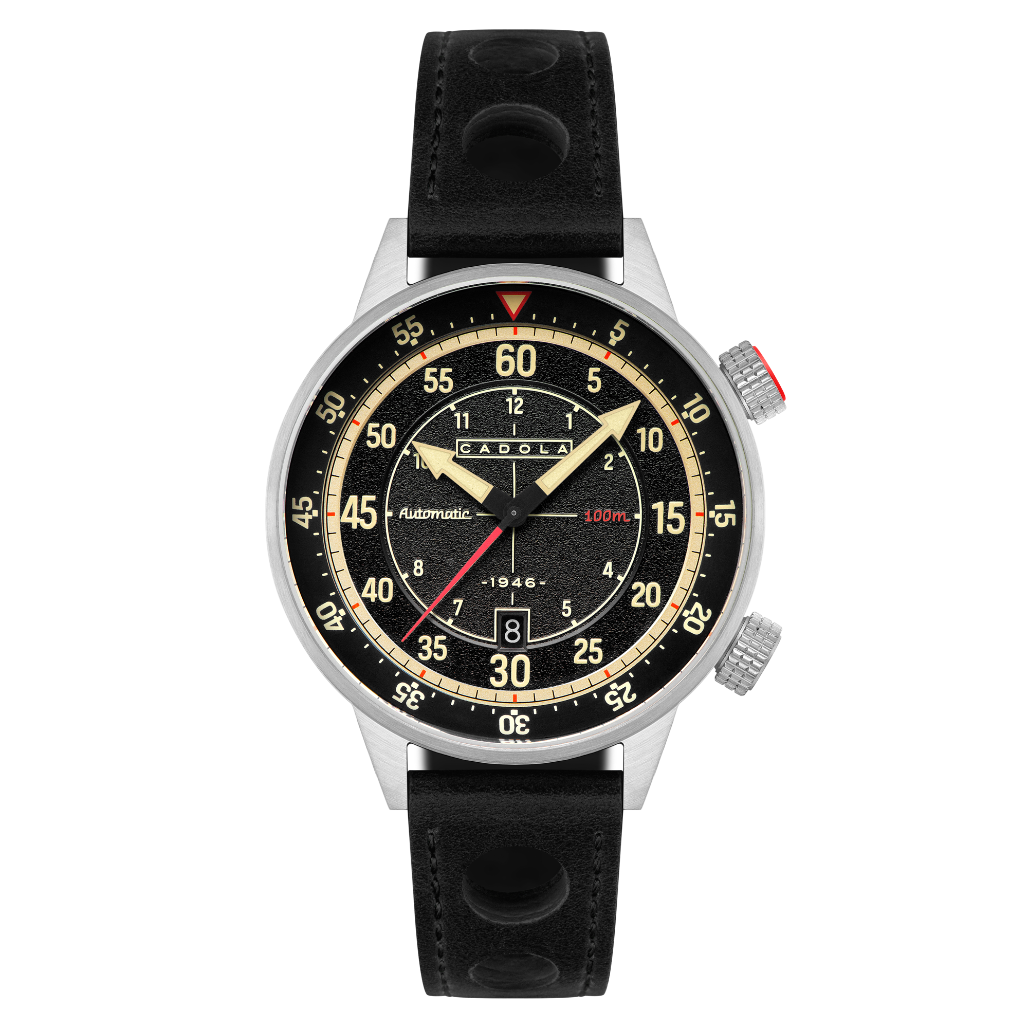 CADOLA Cadola Rally Timer Automatic Ink Black Men's Watch CD-1059-01