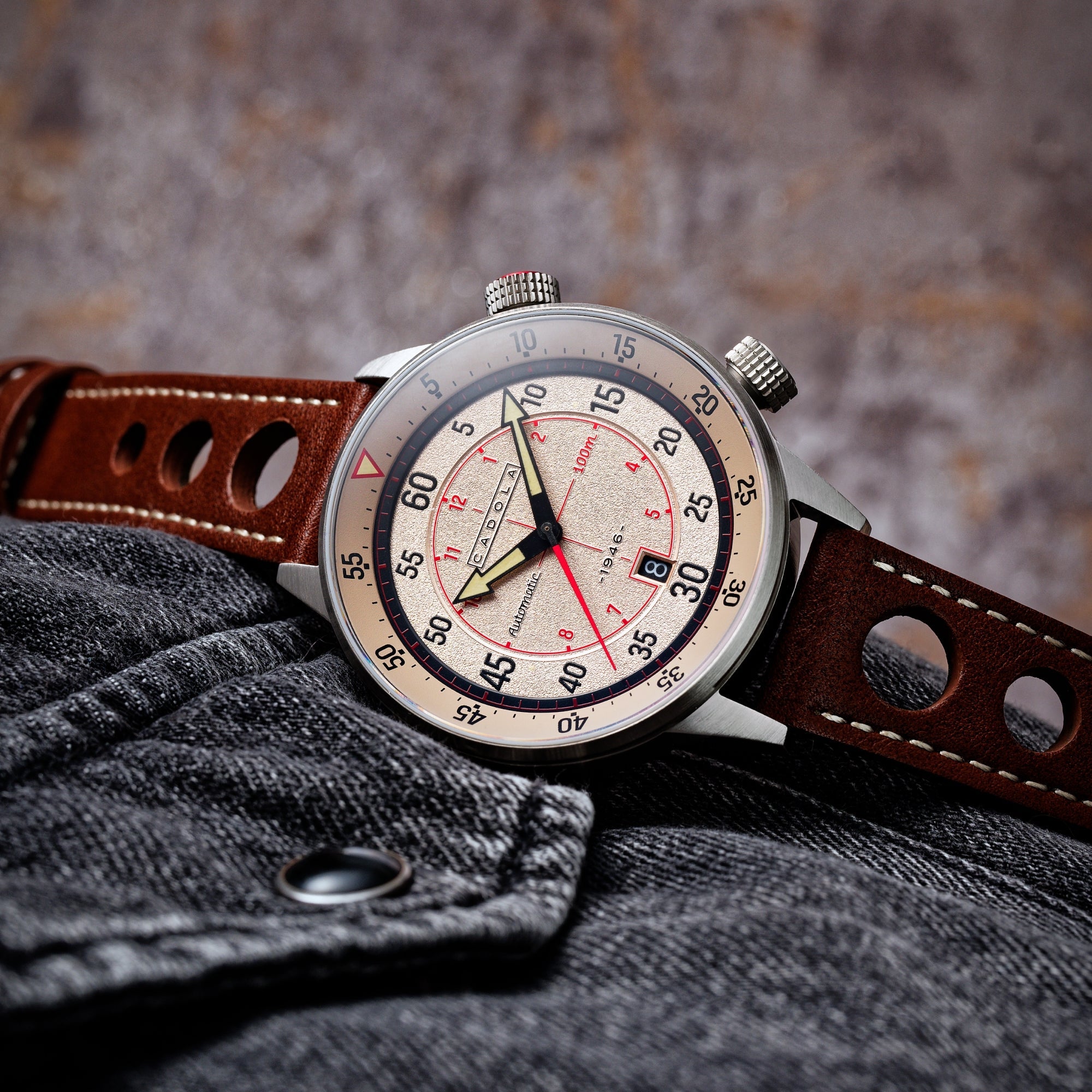 CADOLA Cadola Rally Timer Automatic Dove Grey Men's Watch CD-1059-02