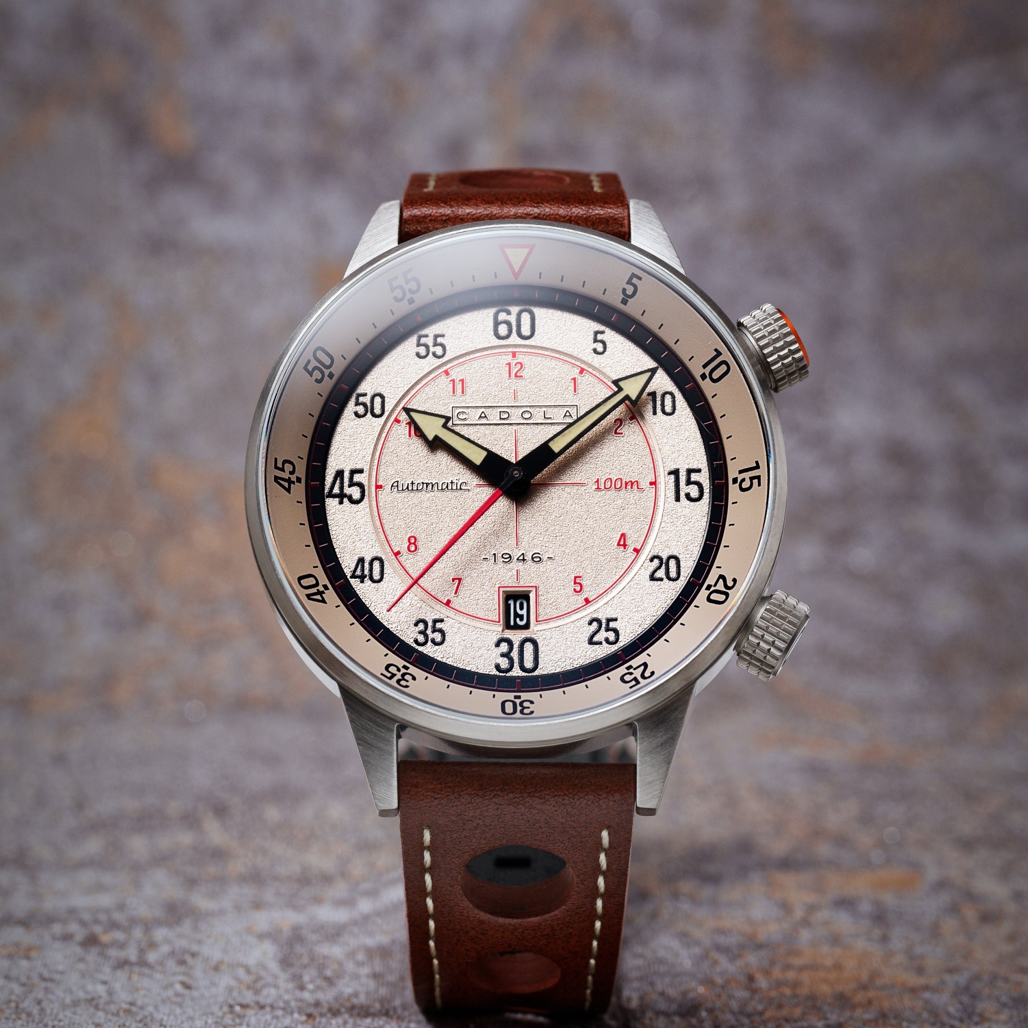 CADOLA Cadola Rally Timer Automatic Dove Grey Men's Watch CD-1059-02