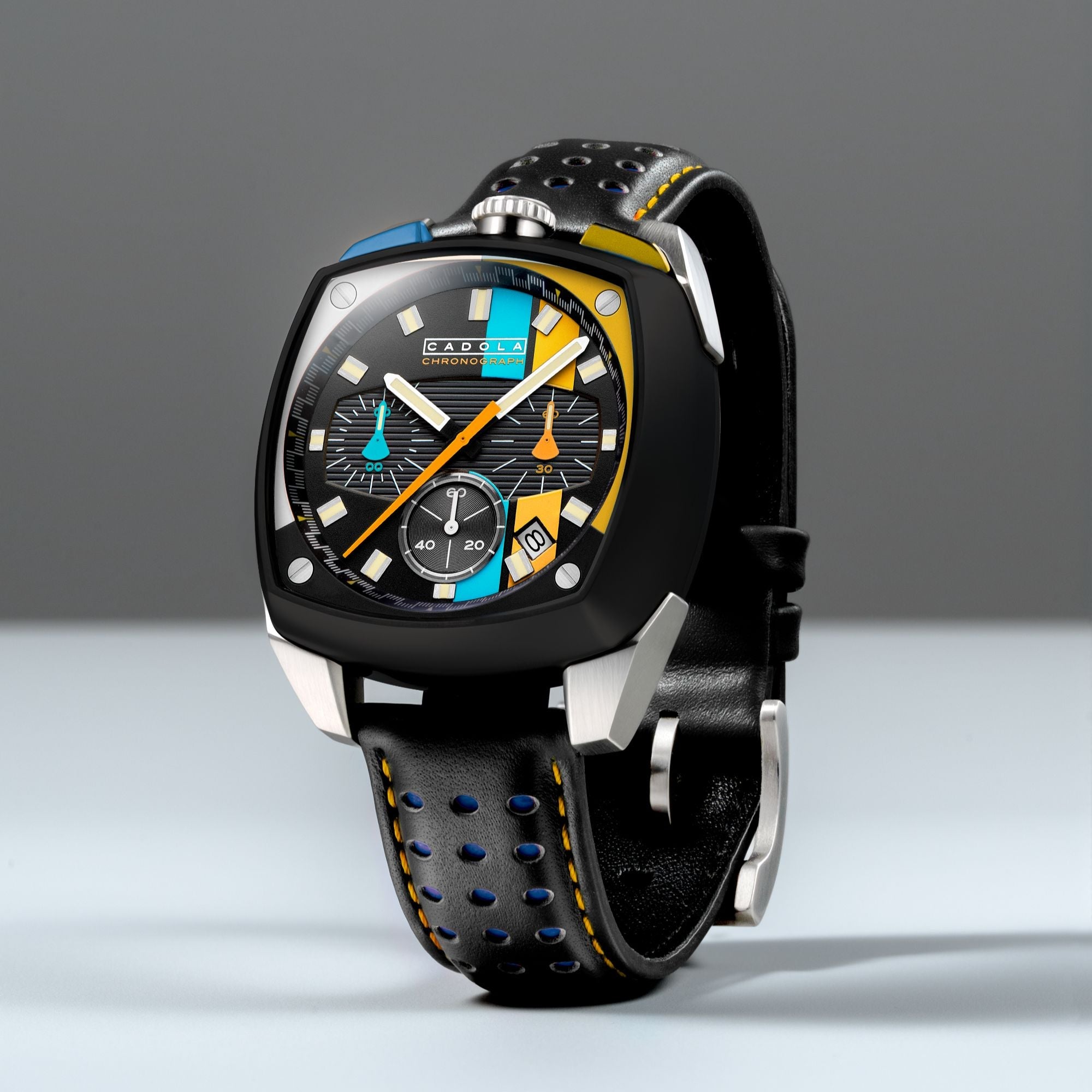 CADOLA Cadola Taurus Chronograph Circuit Noir Men's Watch CD-1060-03