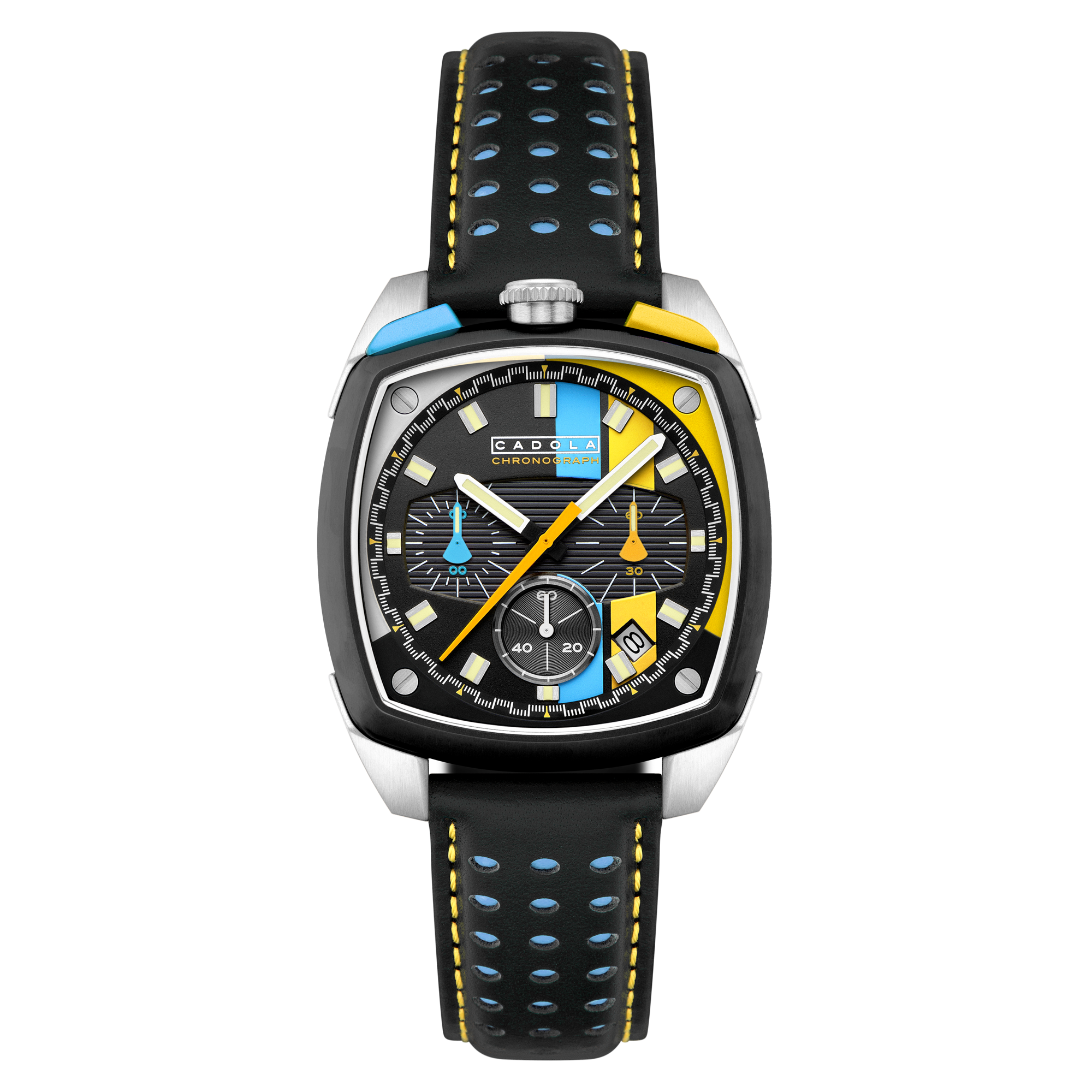 CADOLA Cadola Taurus Chronograph Circuit Noir Men's Watch CD-1060-03