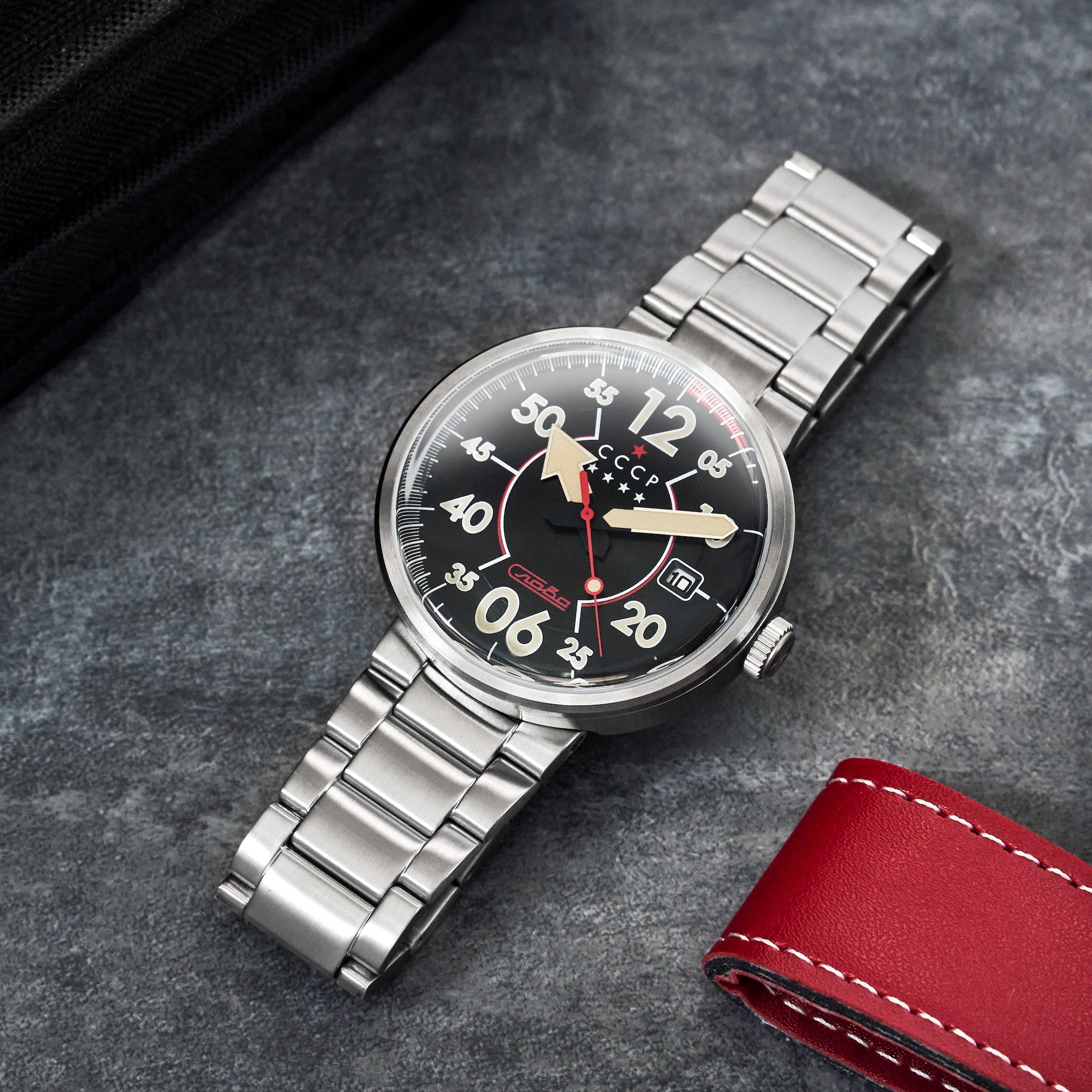 CCCP CCCP Proton Black Men's Automatic Watch CP-7089-11