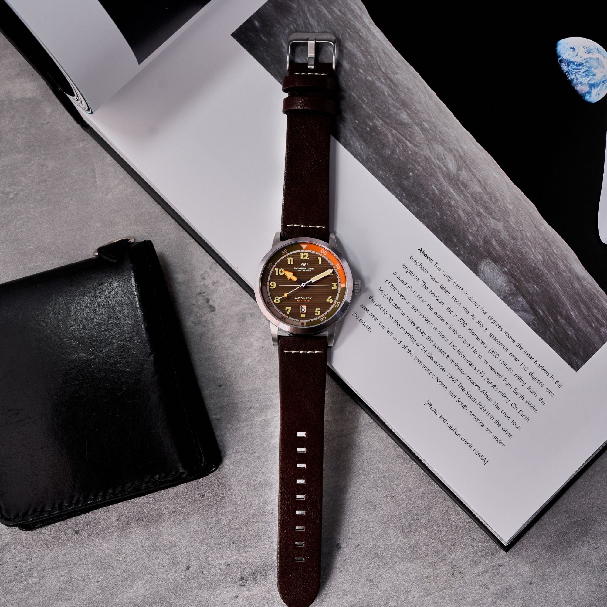 Dominatore Del Mare Dominatore Del Mare Camogli Automatic Espresso Brown Men's Watch DD-8025-05