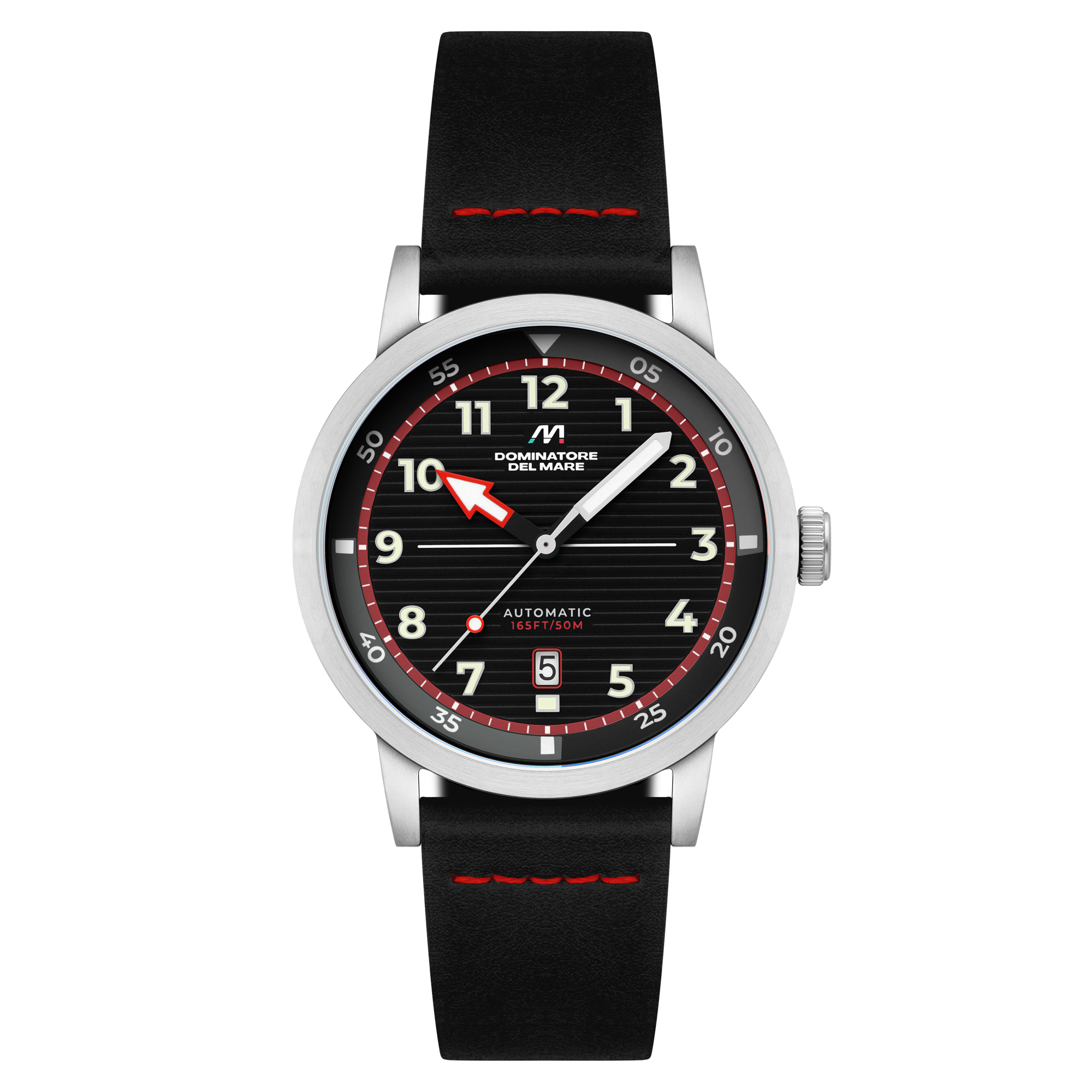 Dominatore Del Mare Dominatore Del Mare Camogli Automatic Traffic Black Men's Watch DD-8025-06