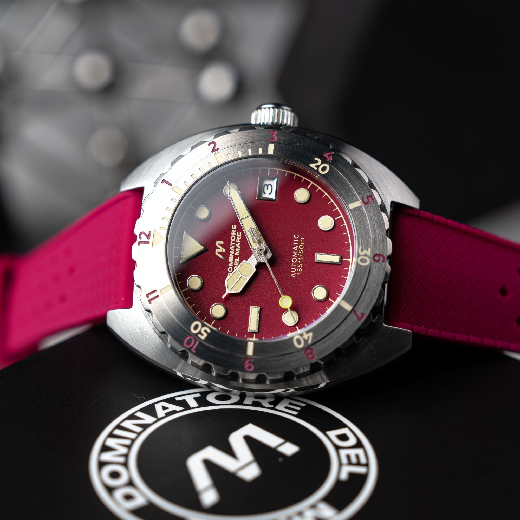 Dominatore Del Mare Dominatore Del Mare Amalfi Automatic Merlot Red Men's Watch DD-8028-0A