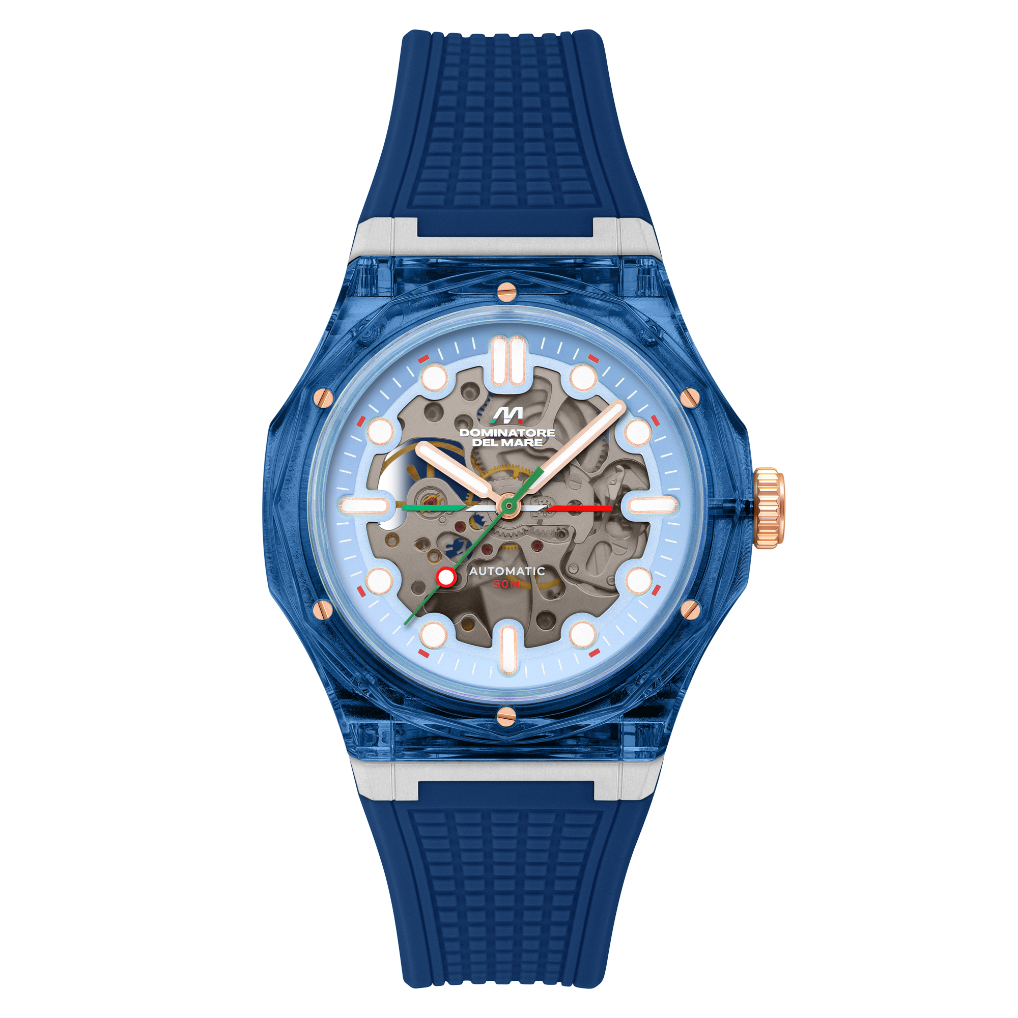 Dominatore Del Mare Dominatore Del Mare Ravello Automatic True Blue Men's Watch DD-8029-01