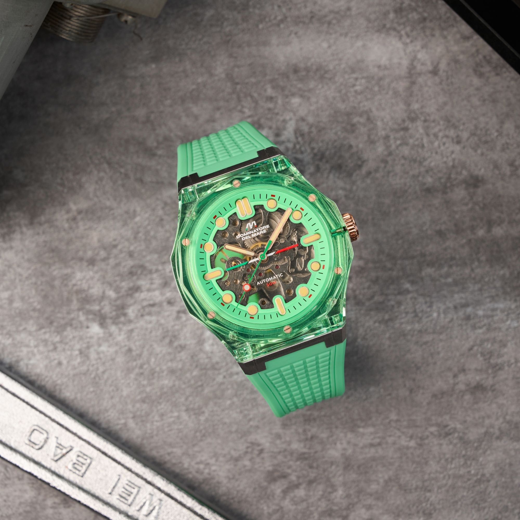 Dominatore Del Mare Dominatore Del Mare Ravello Automatic Vivid Green Men's Watch DD-8029-02