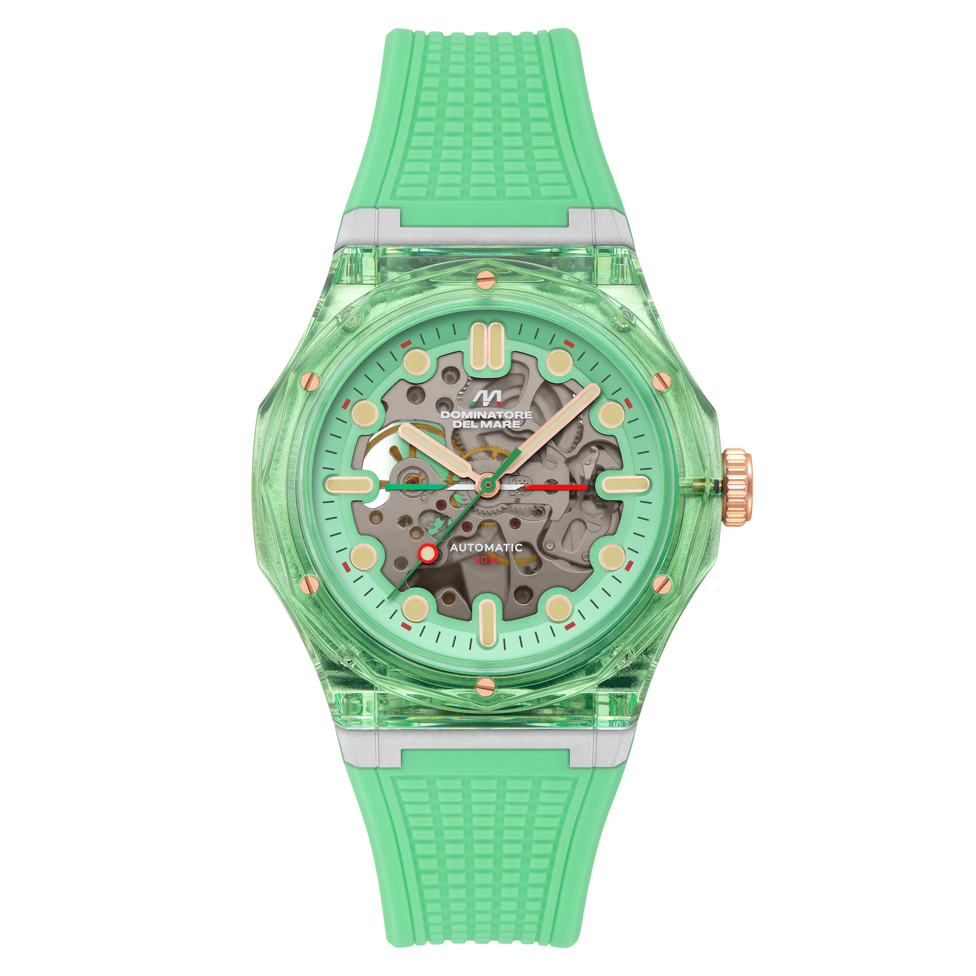 Dominatore Del Mare Dominatore Del Mare Ravello Automatic Vivid Green Men's Watch DD-8029-02