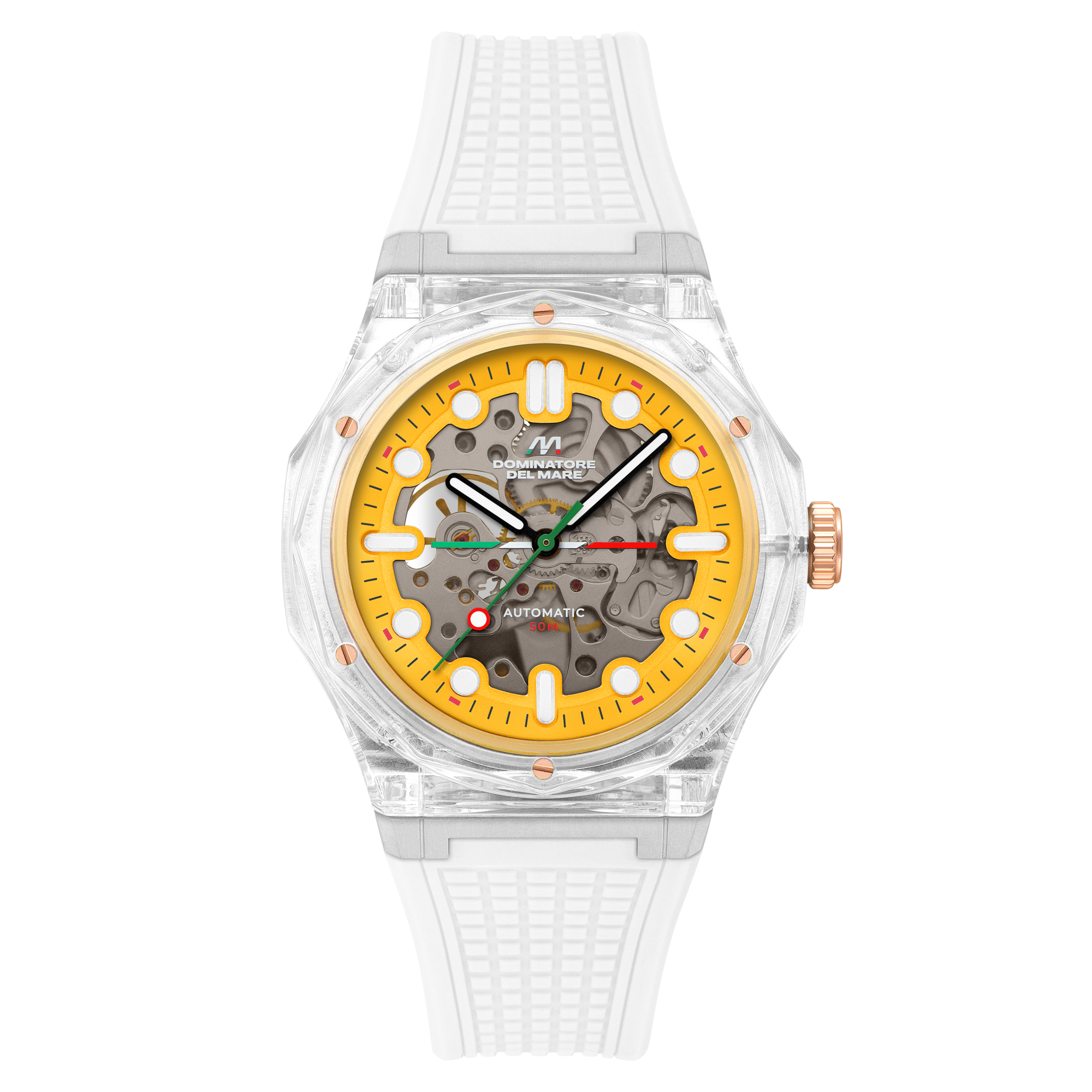 Dominatore Del Mare Dominatore Del Mare Ravello Automatic Lemon White Men's Watch DD-8029-04