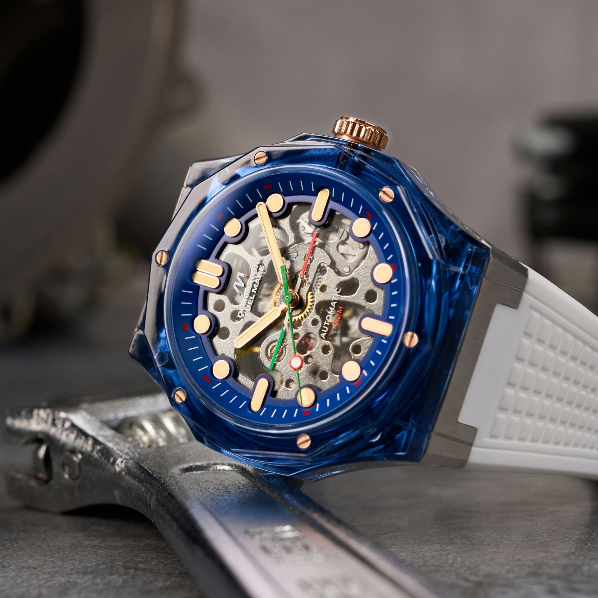 Dominatore Del Mare Dominatore Del Mare Ravello Automatic Marine Blue Men's Watch DD-8029-07