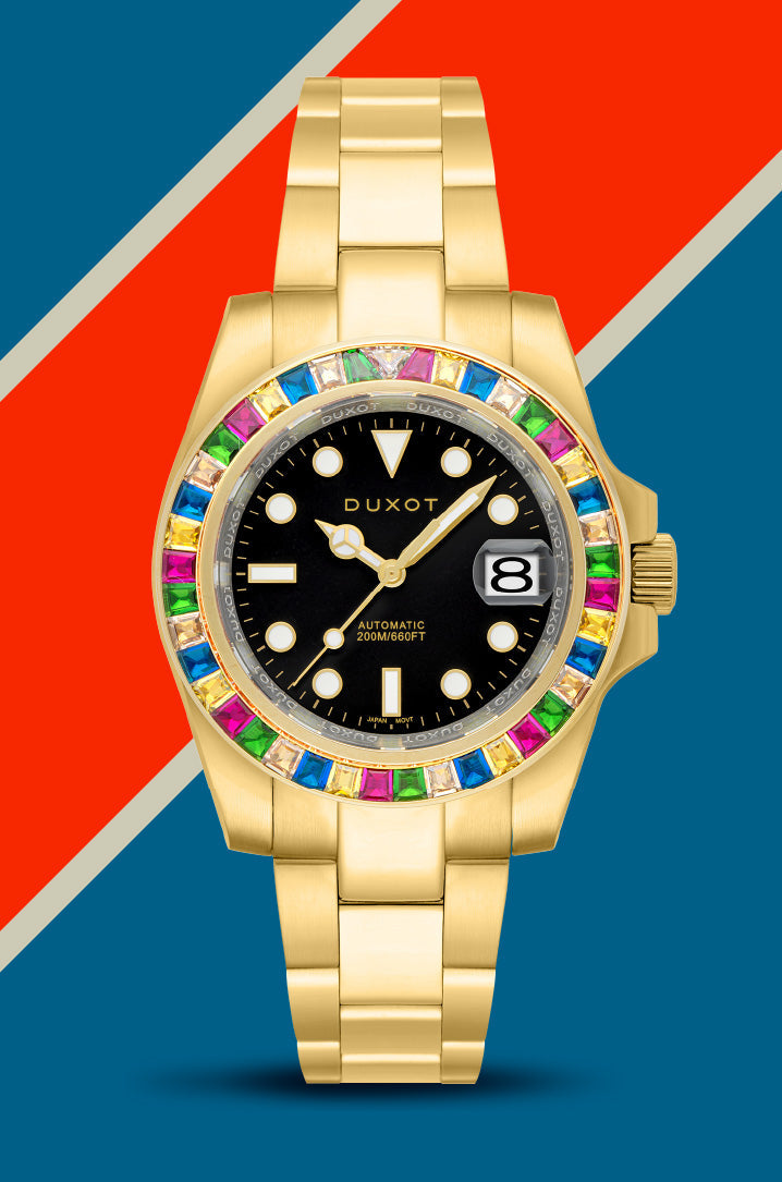 DUXOT Duxot Atlantica Japanese Automatic Gemstone Watch DX-2047-66