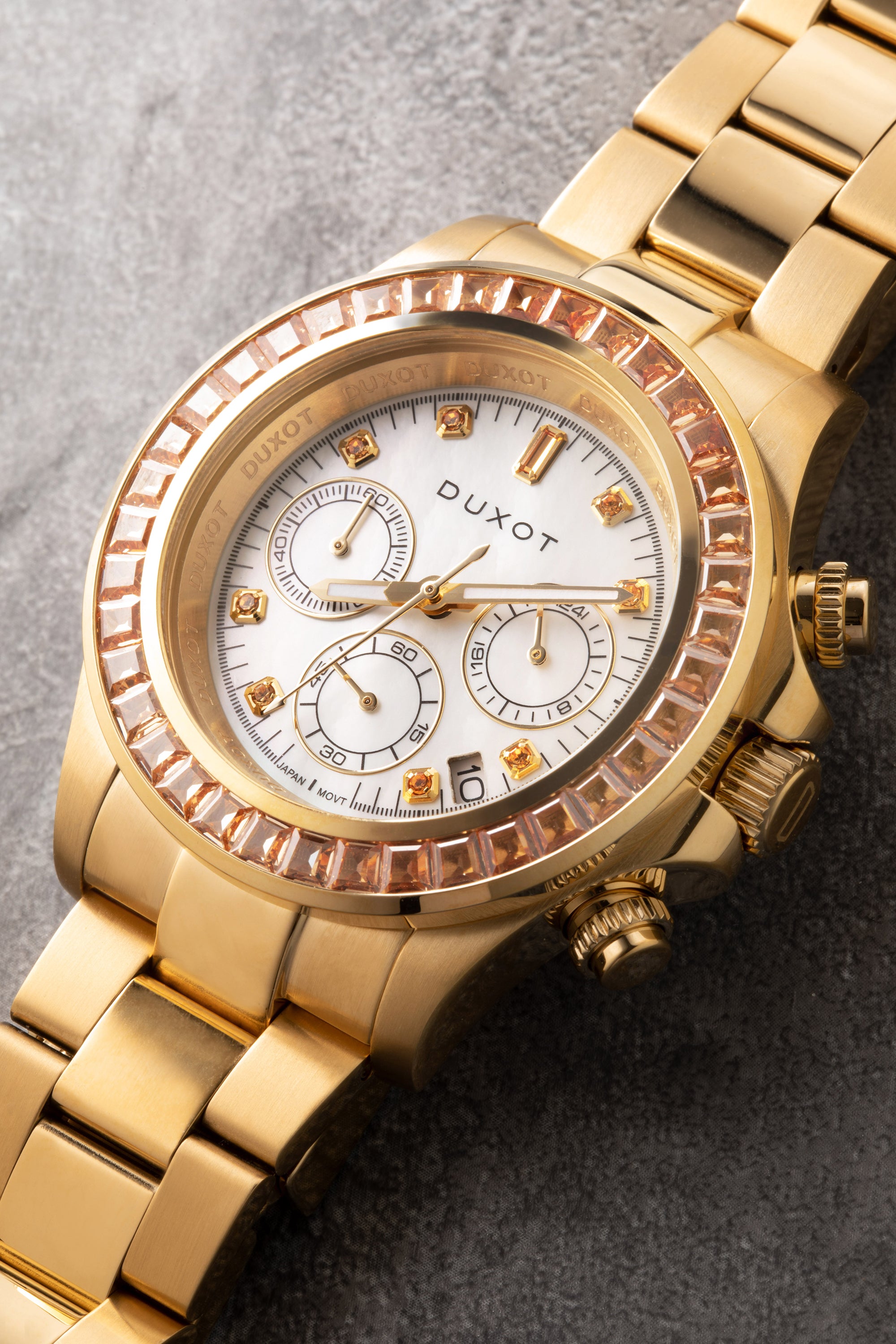 DUXOT Duxot Atlantica Japanese Meca-quartz Tangerine Watch DX-2048-33