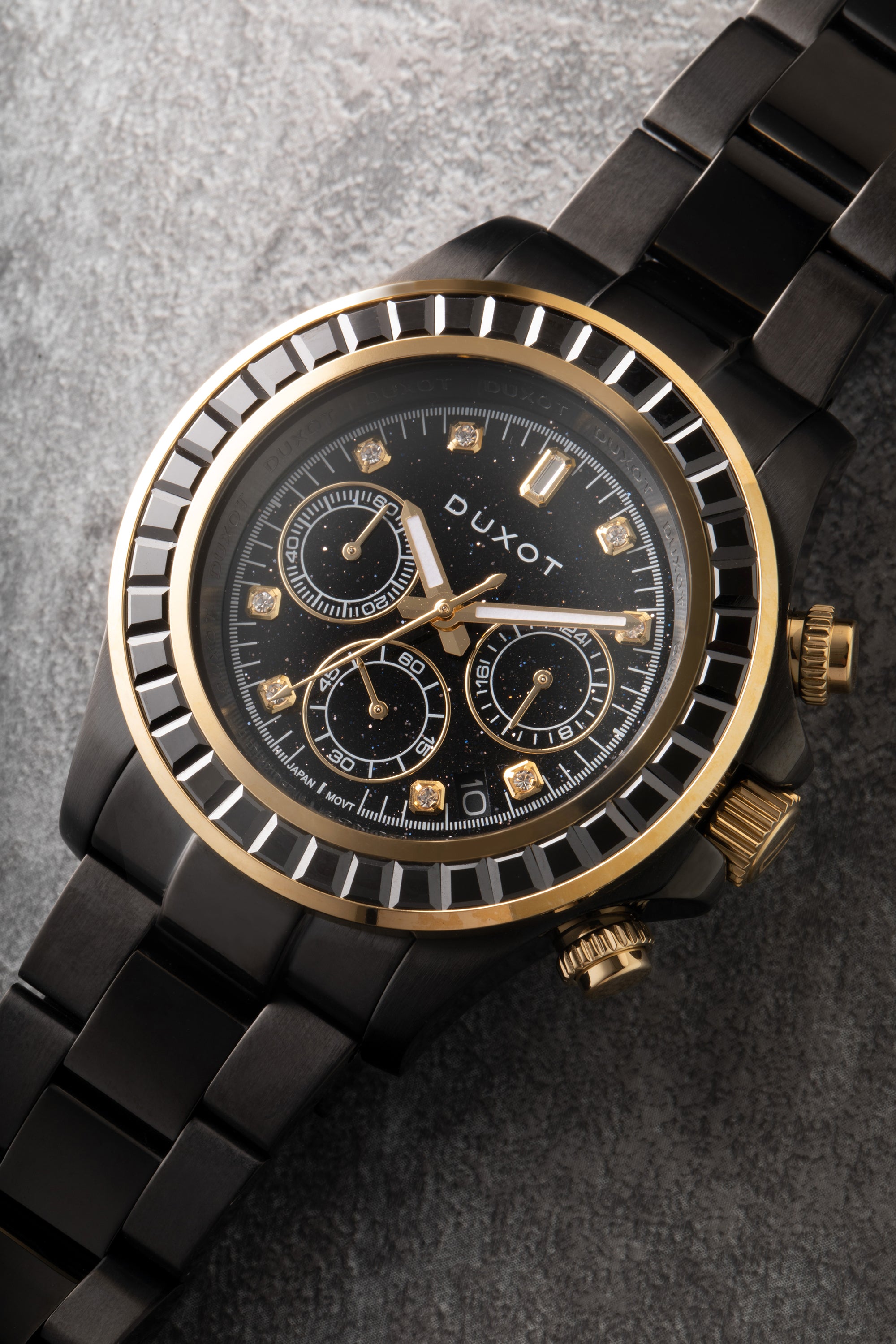 DUXOT Duxot Atlantica Japanese Meca-quartz Caviar Watch DX-2048-FF