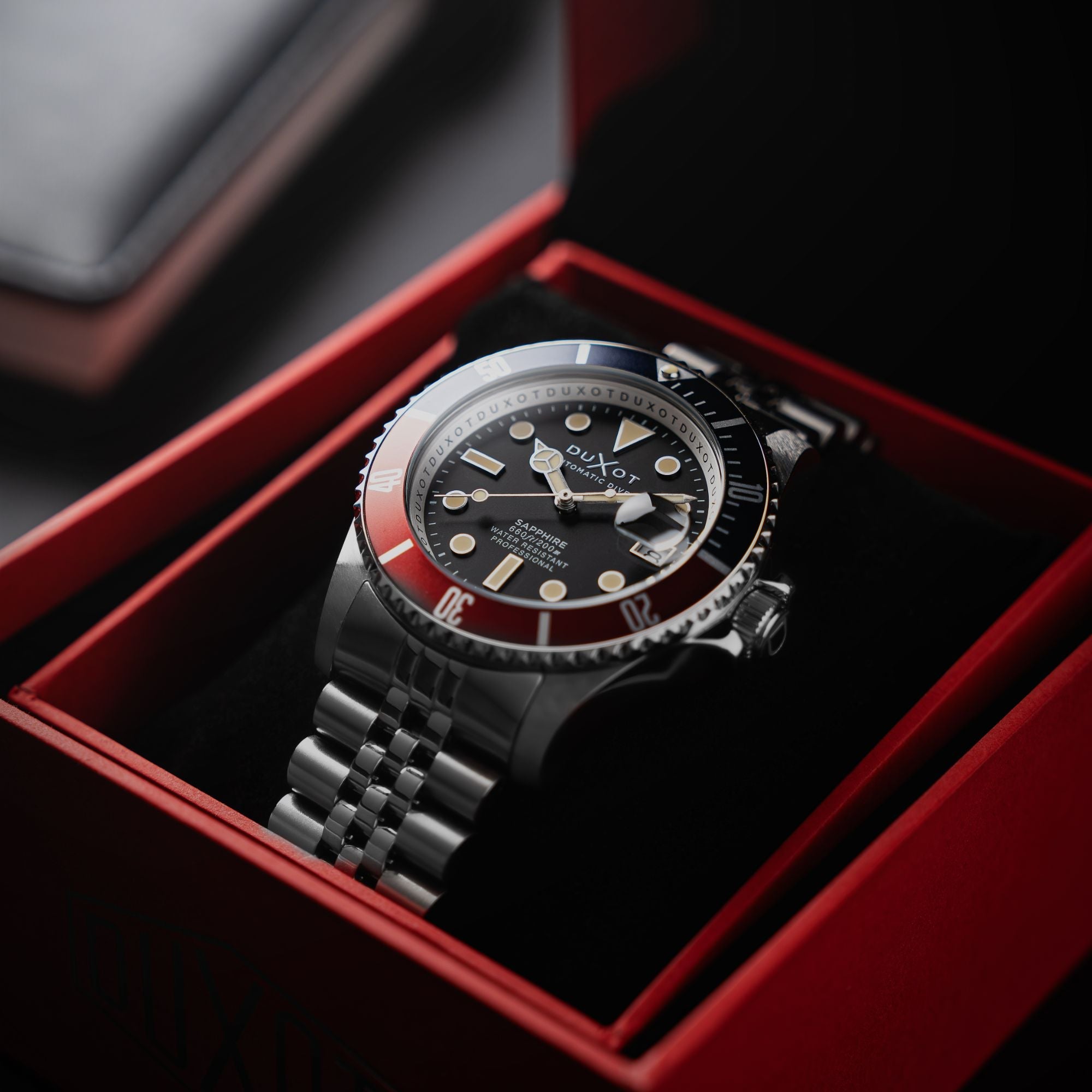 DUXOT Duxot Atlantica Diver Automatic Onyx Black Men's Watch DX-2057-11